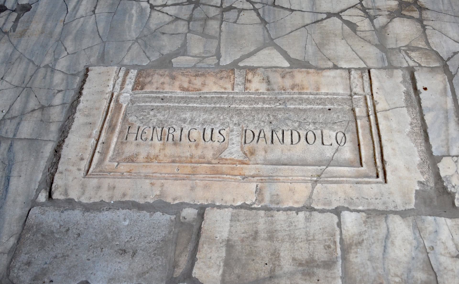 Gravestone of Enrico Dandolo