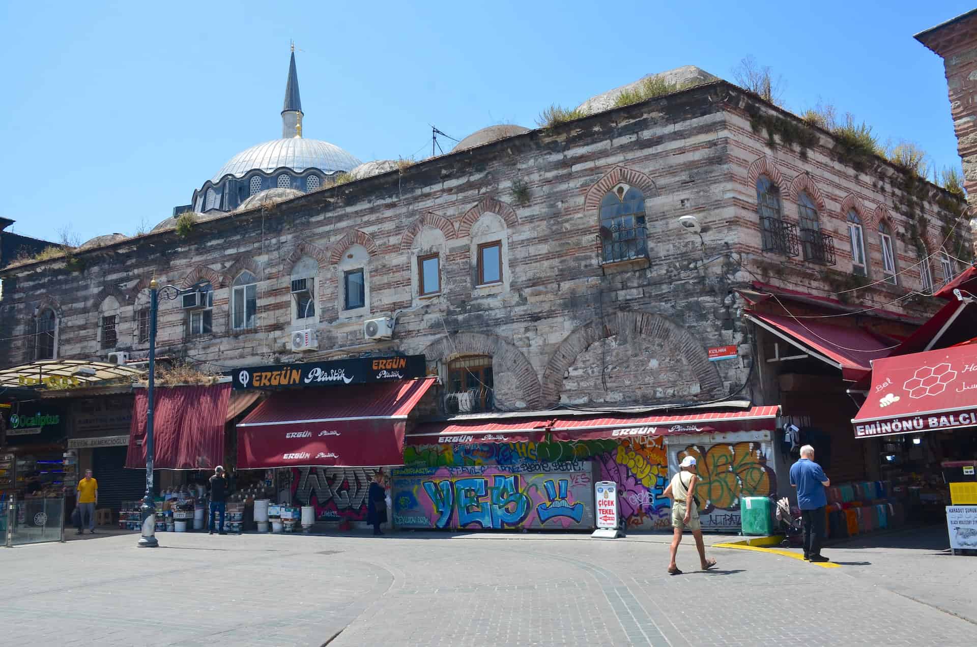 Big Çukur Han on Eminönü Square in Istanbul, Turkey