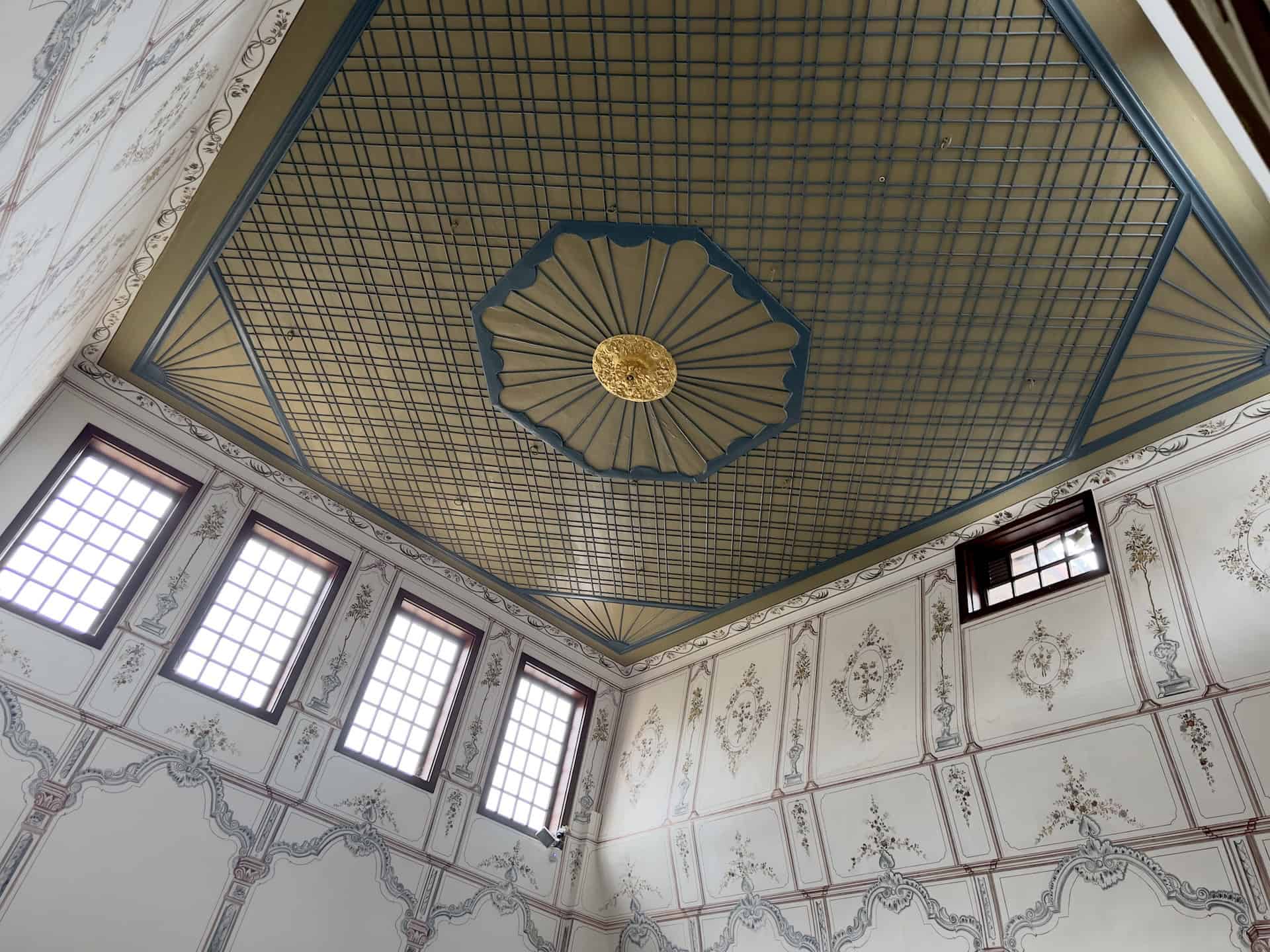 Ceiling of the Pipe Room at the Dormitories of the Halberdiers with Tresses