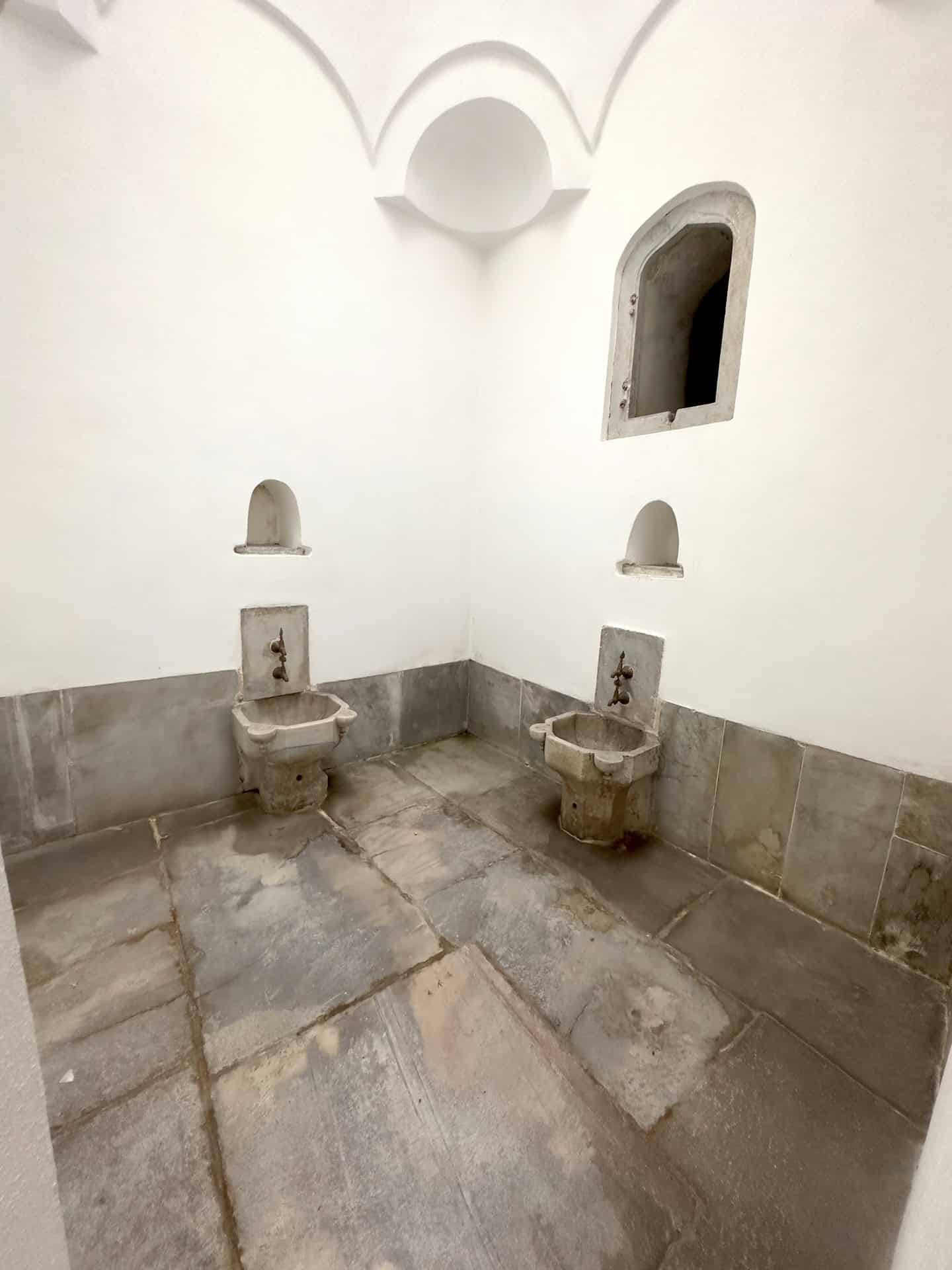 Hamam at the Dormitories of the Halberdiers with Tresses at the Imperial Harem at Topkapi Palace in Istanbul, Turkey