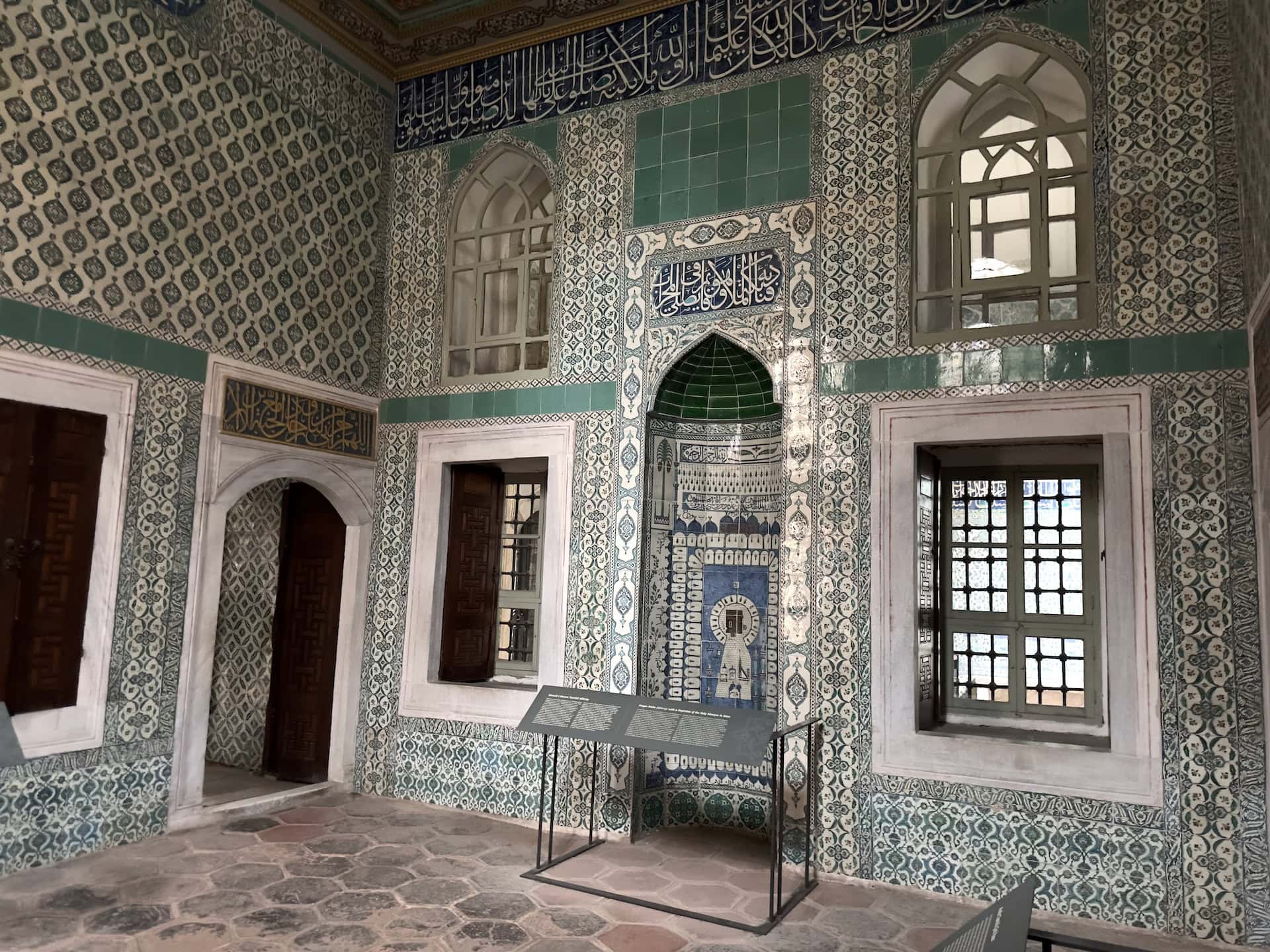 Mosque of the Black Eunuchs in the Imperial Harem at Topkapi Palace in Istanbul, Turkey