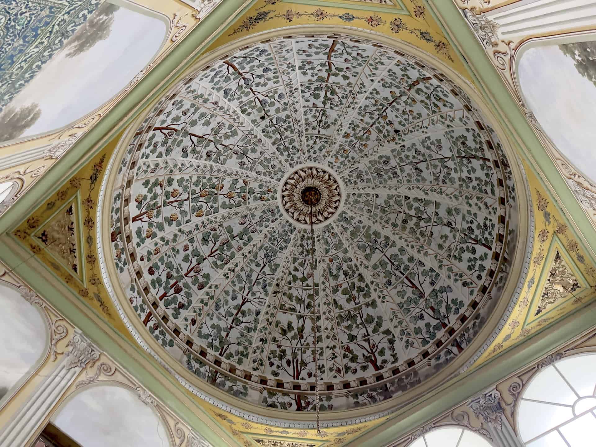 Dome of the Apartments of the Queen Mother in the Imperial Harem at Topkapi Palace in Istanbul, Turkey