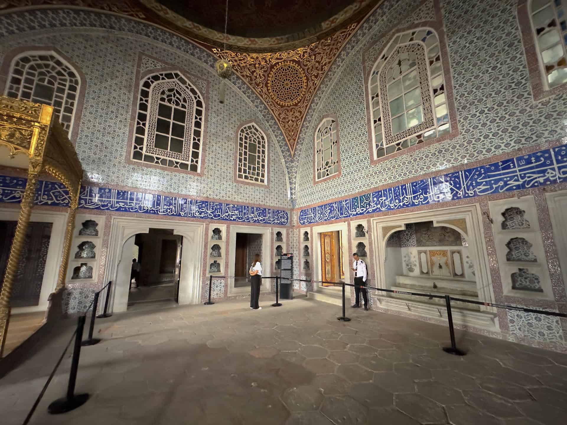 Privy Chamber of Murad III in the Imperial Harem at Topkapi Palace in Istanbul, Turkey