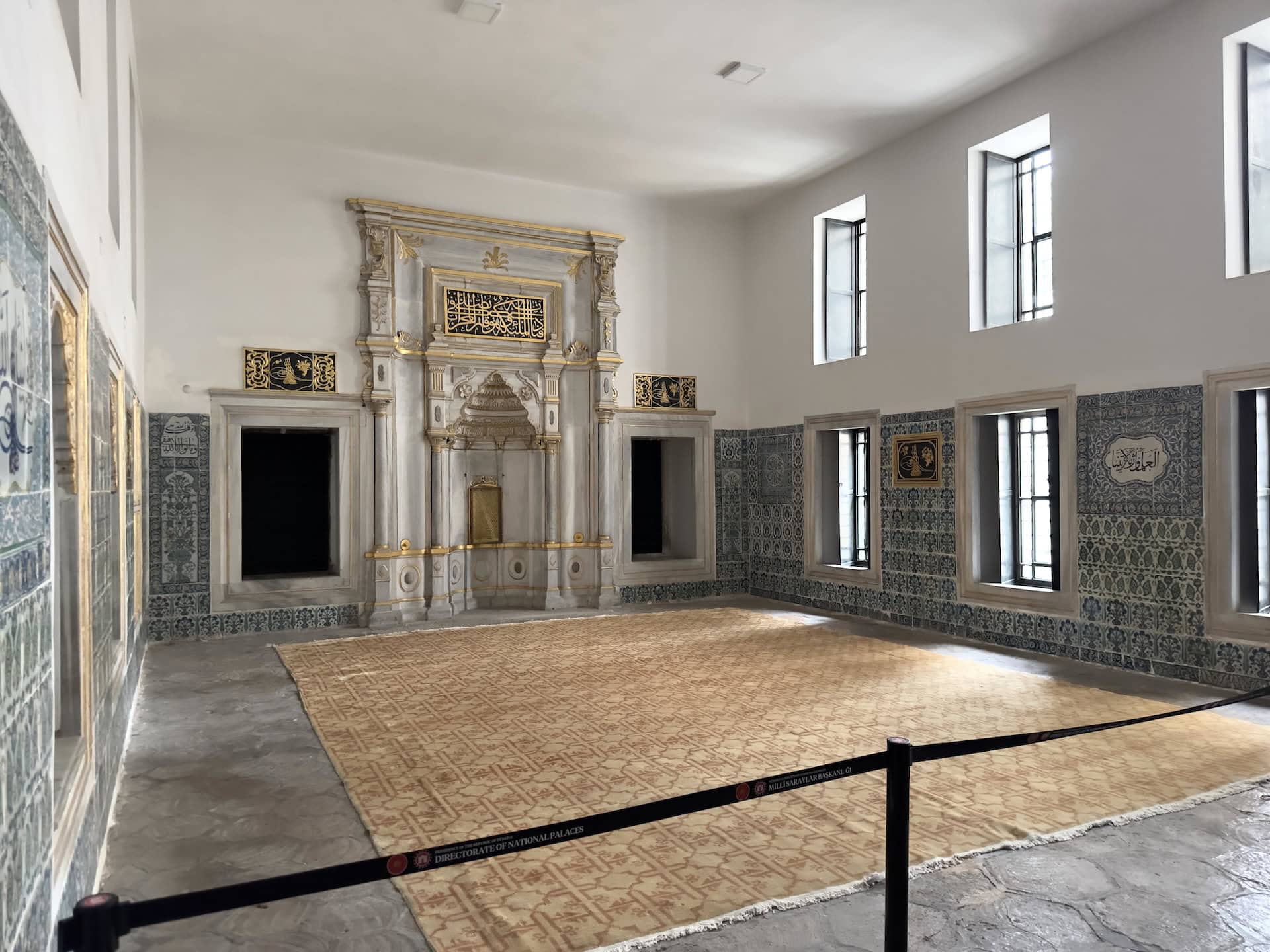 Harem Mosque in the Imperial Harem at Topkapi Palace in Istanbul, Turkey