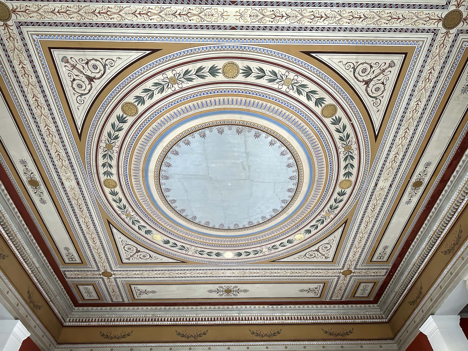 Ceiling of the main foyer