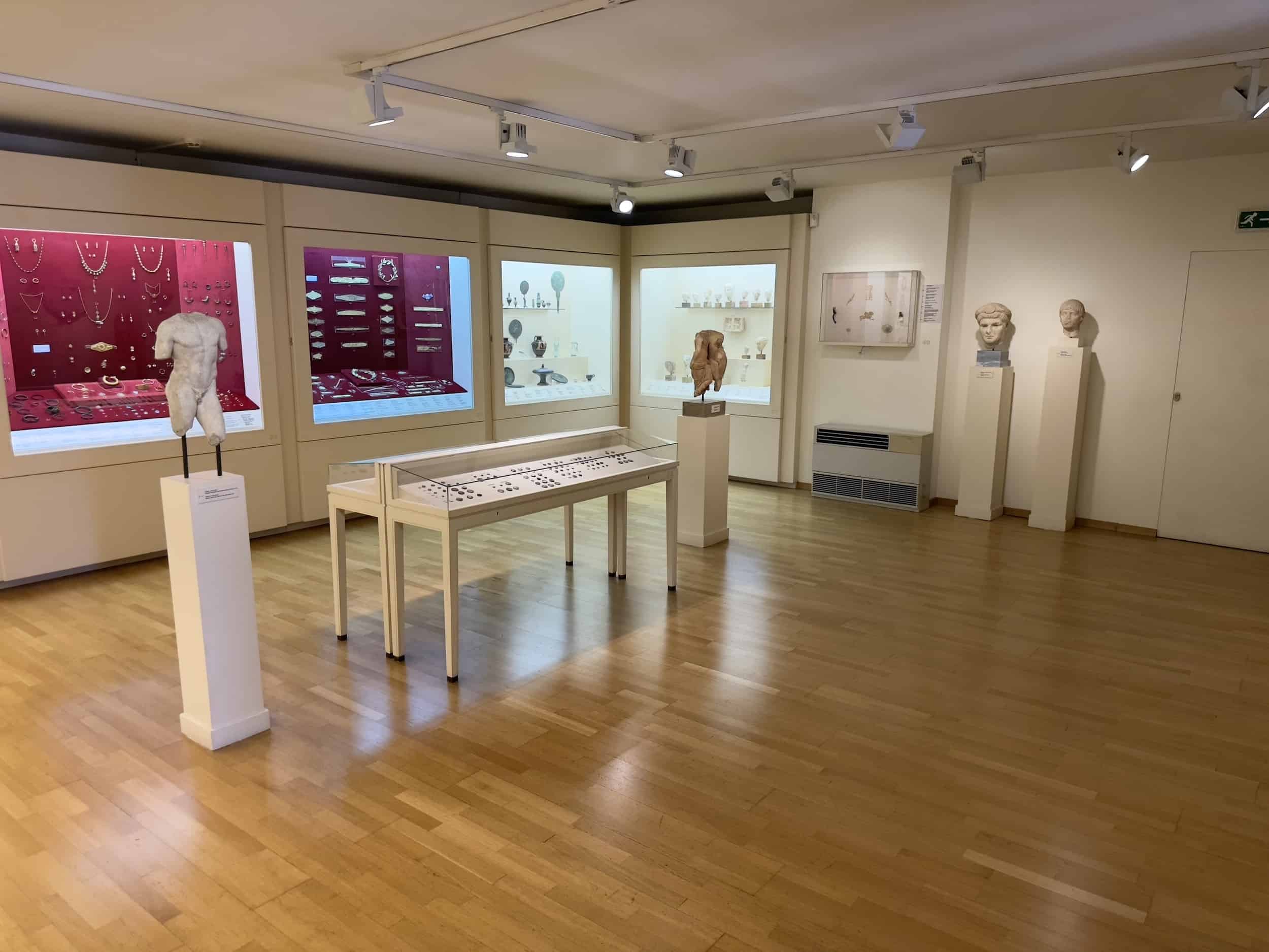 First gallery at the Canellopoulos Museum in Athens, Greece
