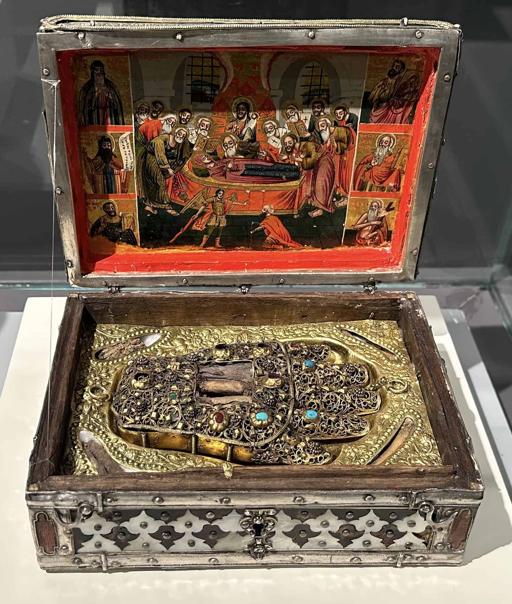 Reliquary; Russian art, 1815; Sumela Monastery at the Hagia Sophia Experience on the Hippodrome of Constantinople in Istanbul, Turkey