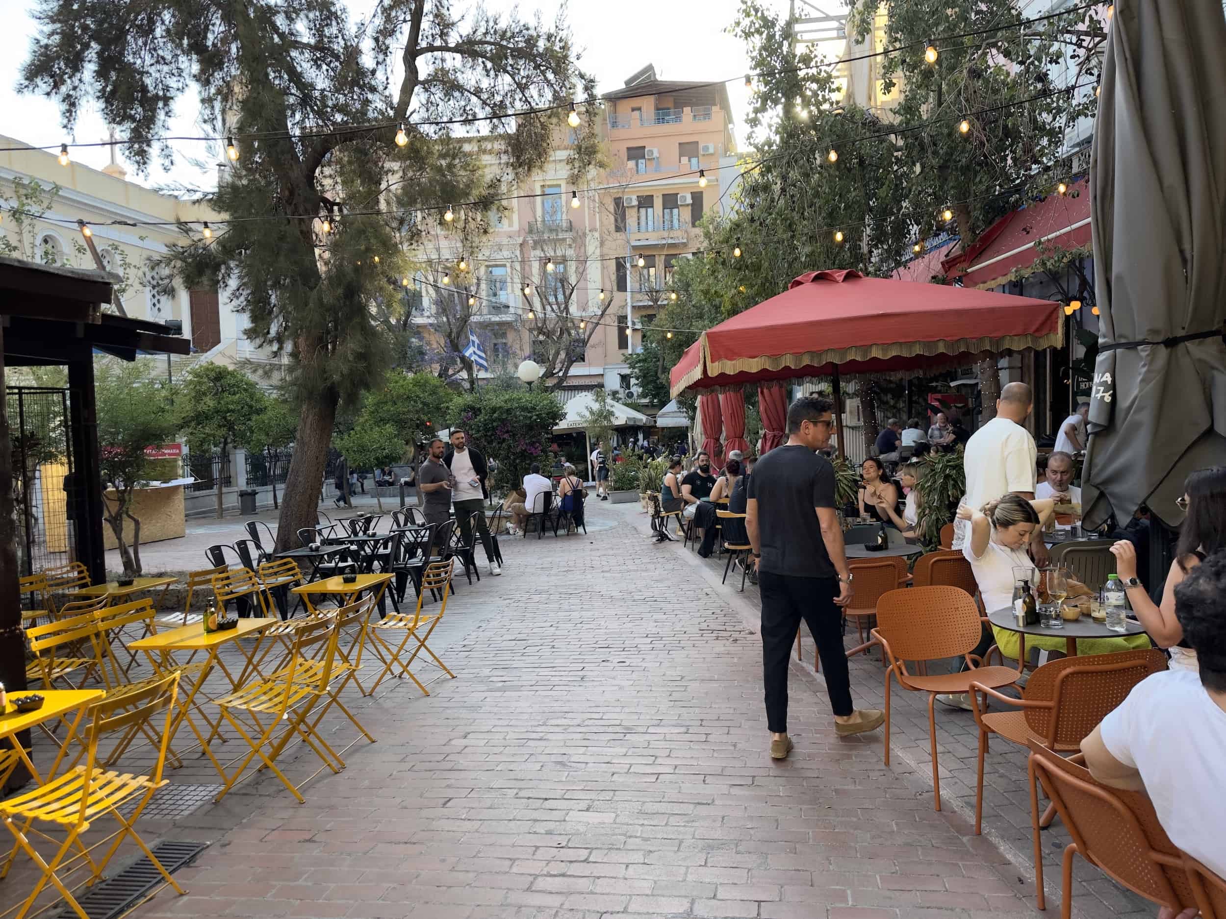 Agia Irini Square in Athens, Greece