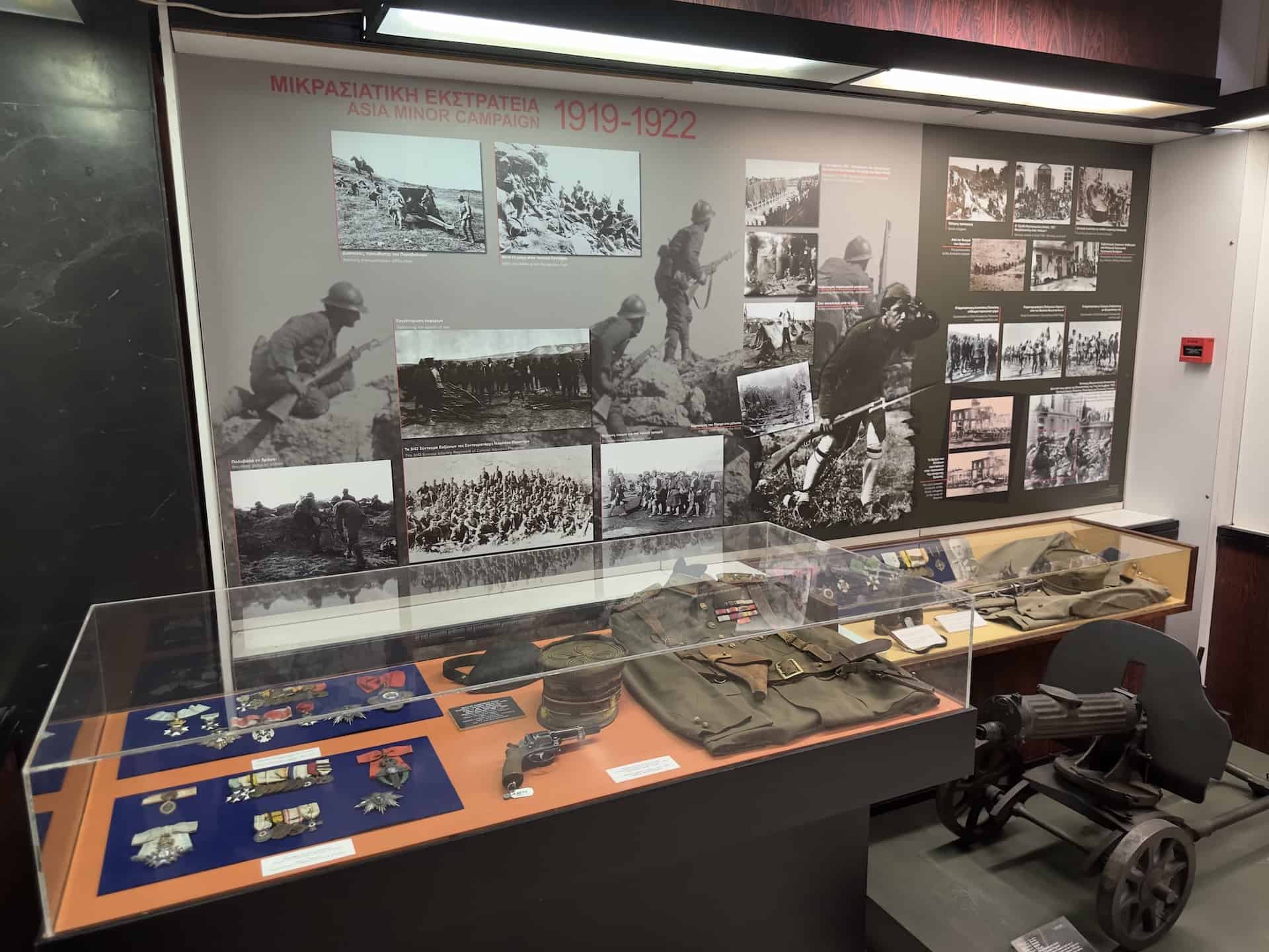 Asia Minor Campaign, 1919-1922 at the War Museum in Athens, Greece