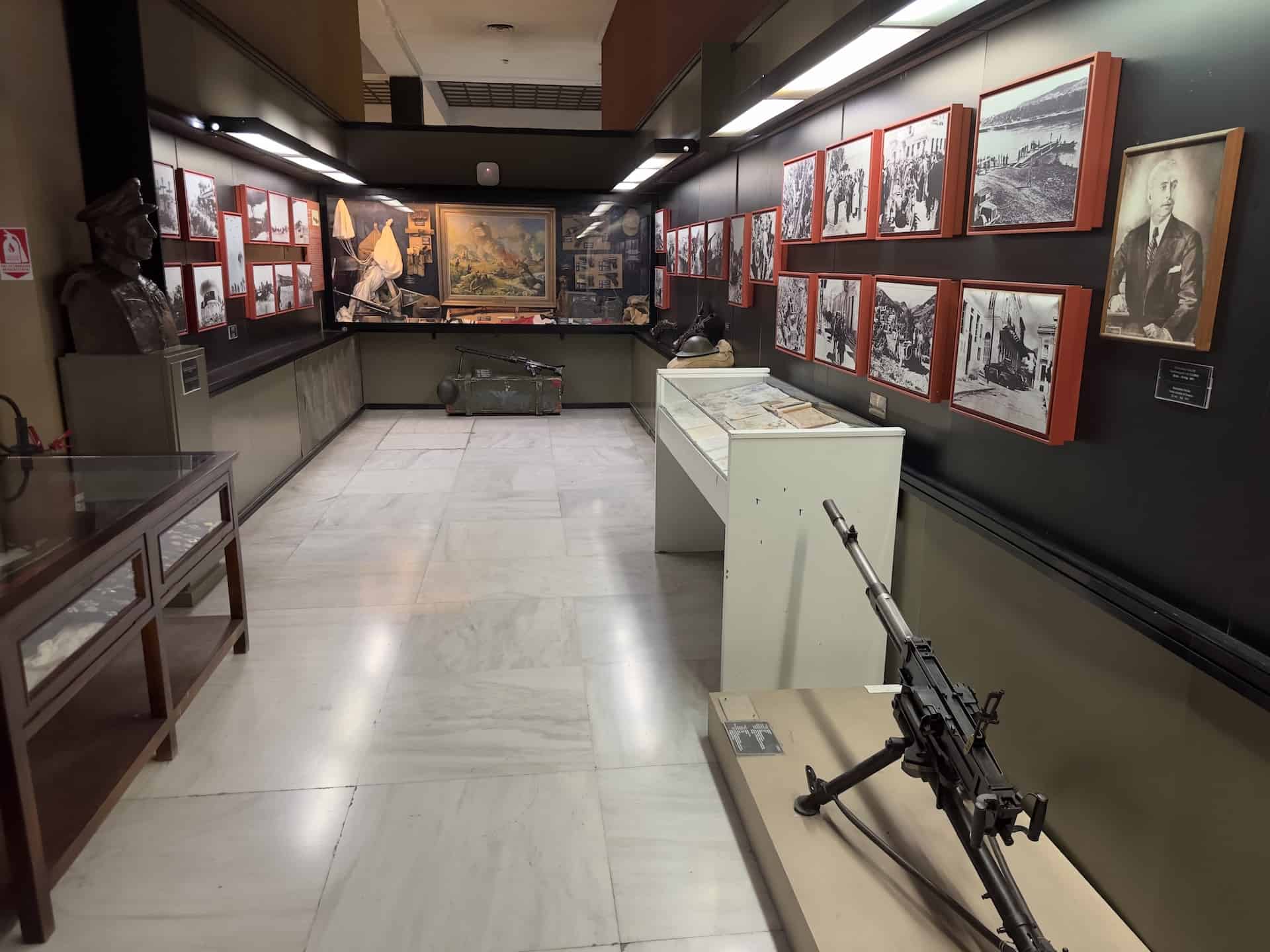 Battle of Crete at the War Museum in Athens, Greece