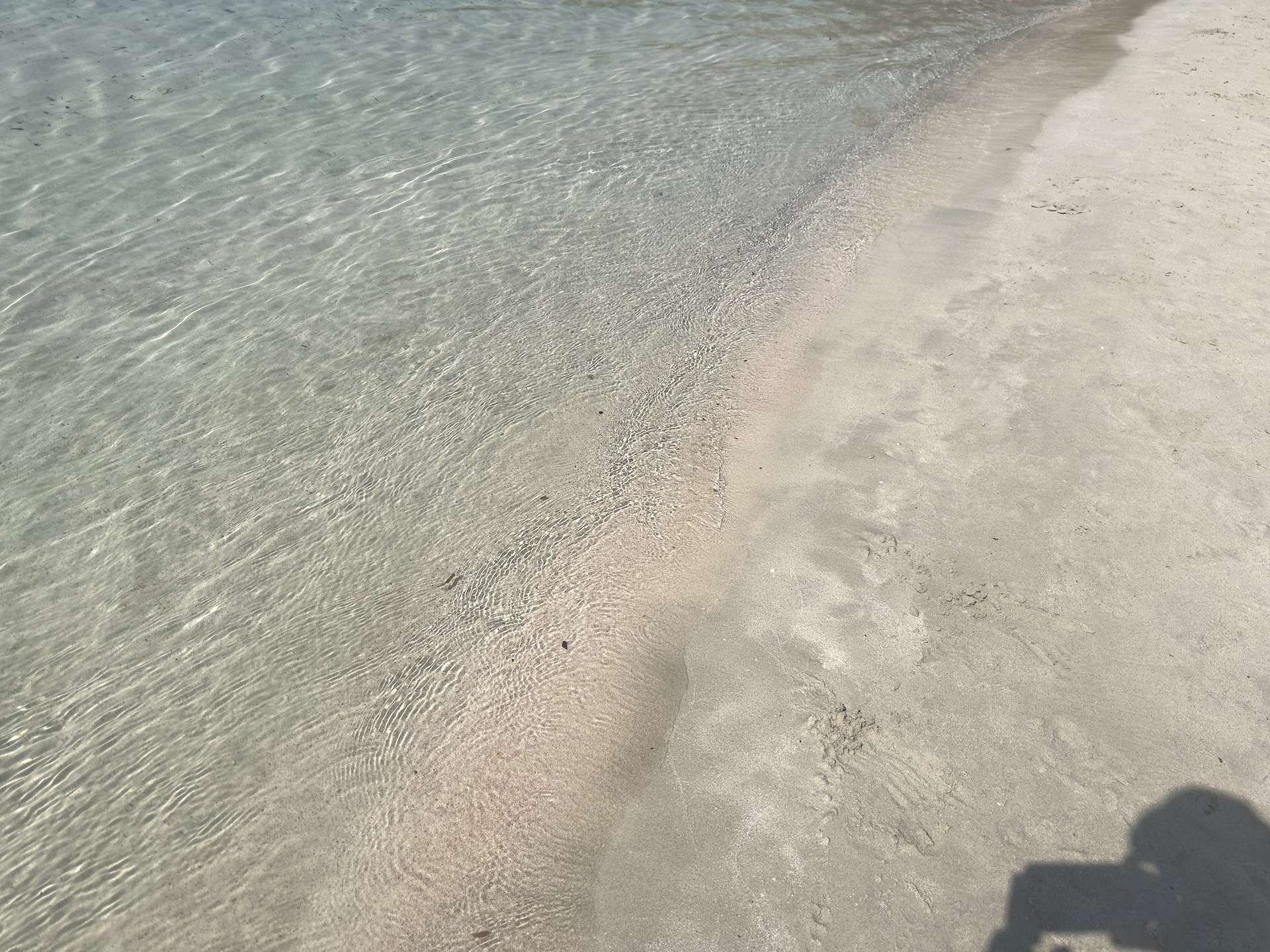 Pink sand at Balos Beach, Crete