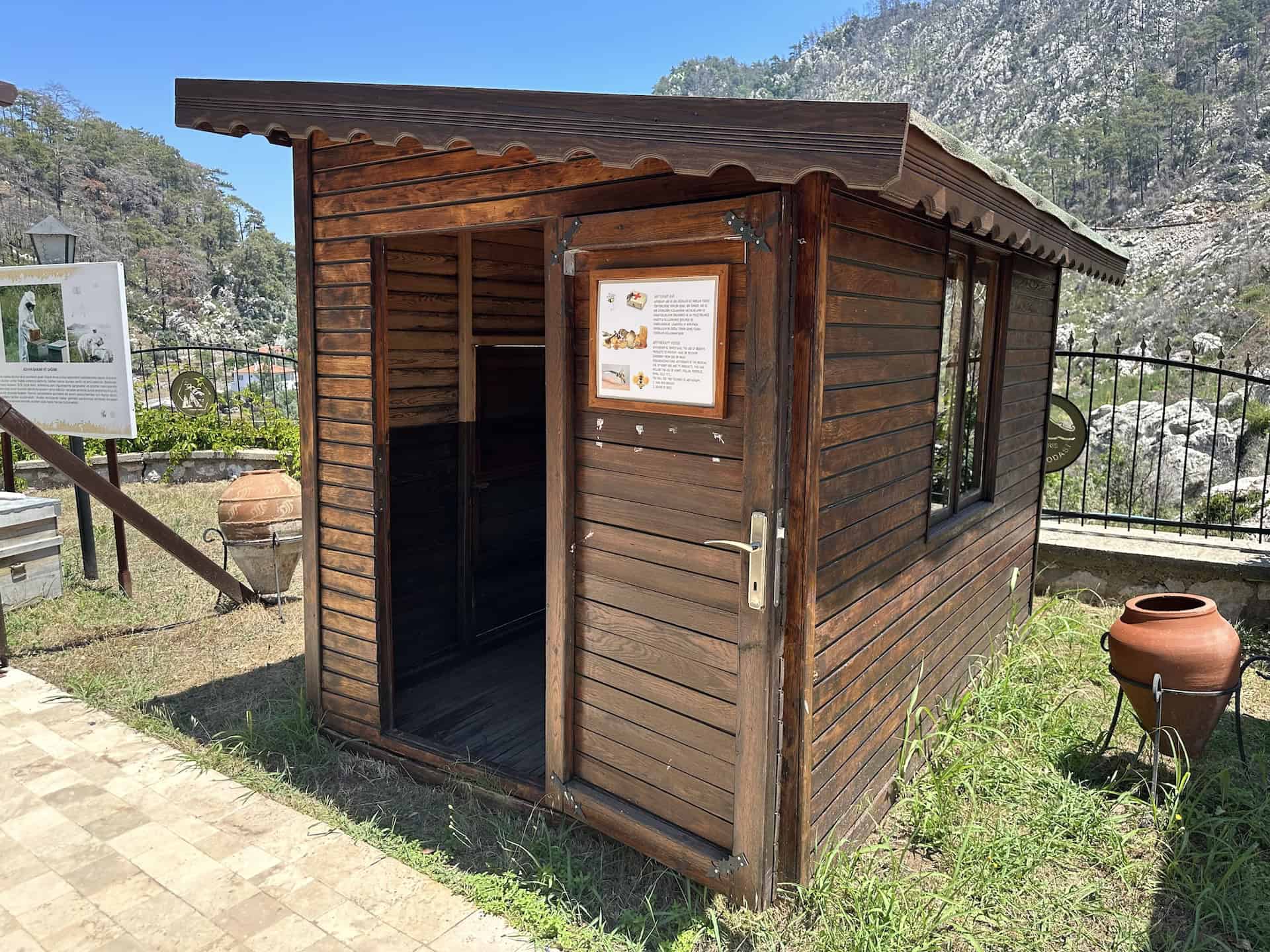 Second apitherapy house at the Marmaris Honey House on the Bozburun Peninsula, Turkey