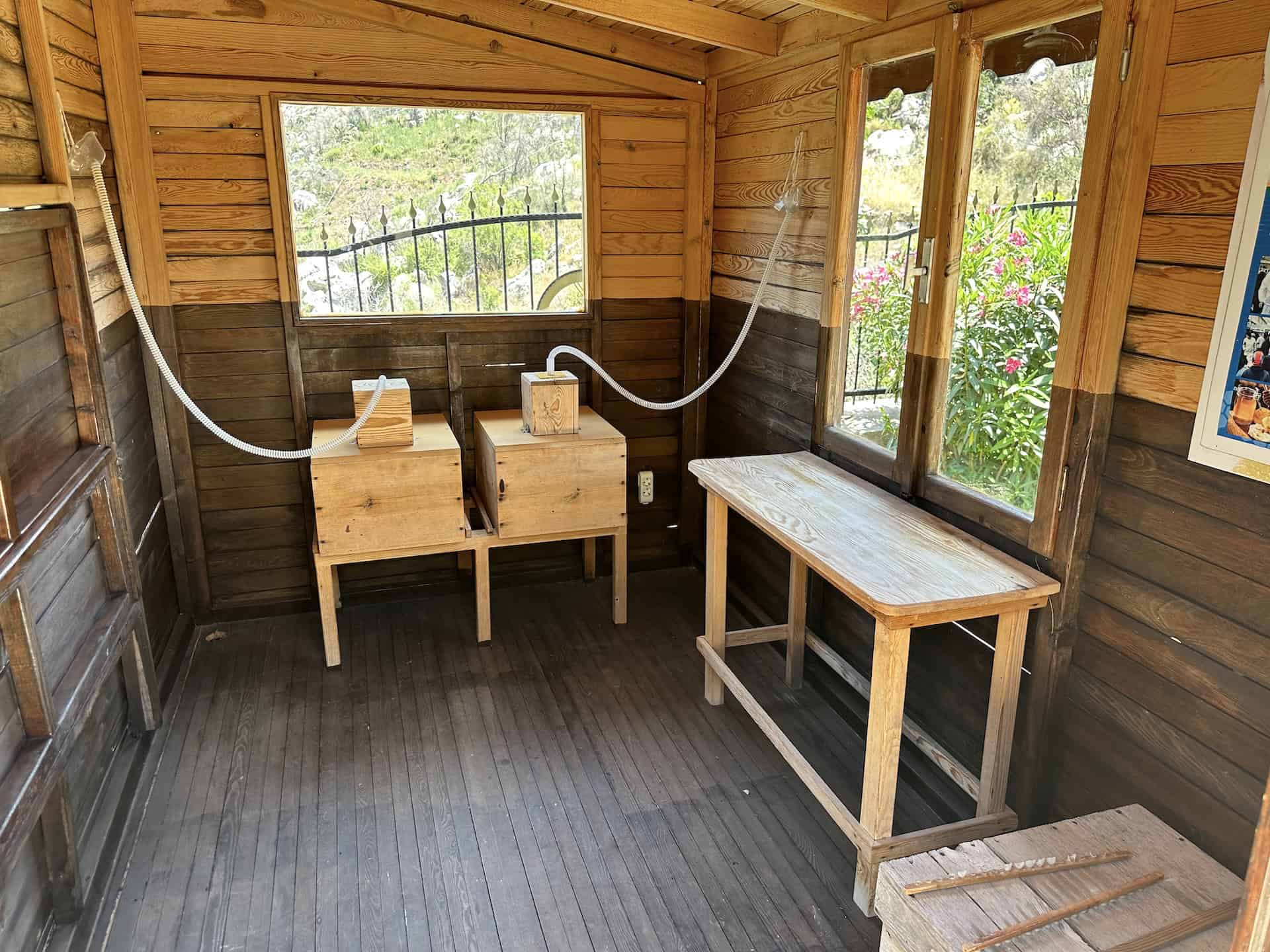 Second apitherapy house at the Marmaris Honey House on the Bozburun Peninsula, Turkey