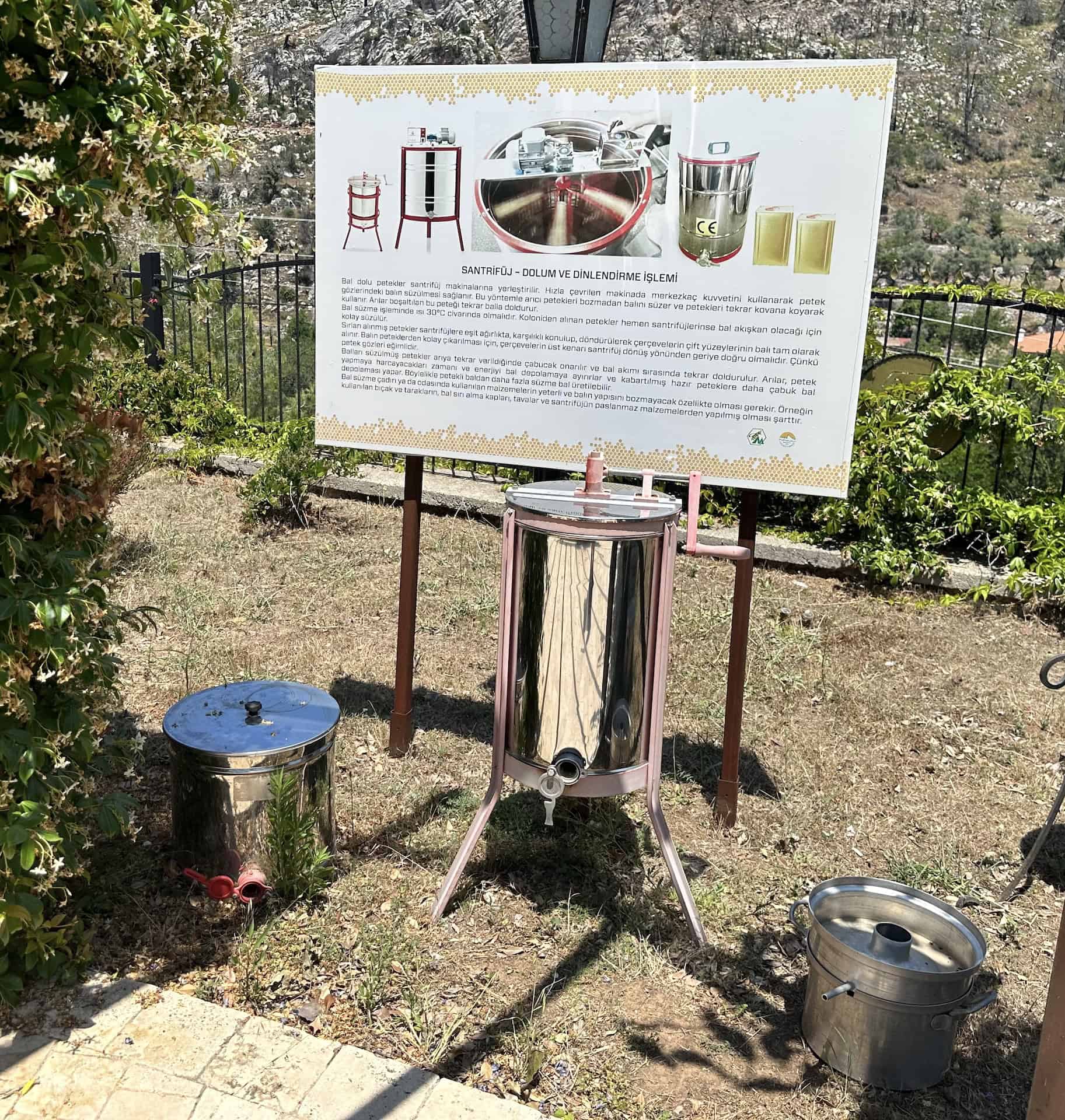 Centrifuges at the Marmaris Honey House