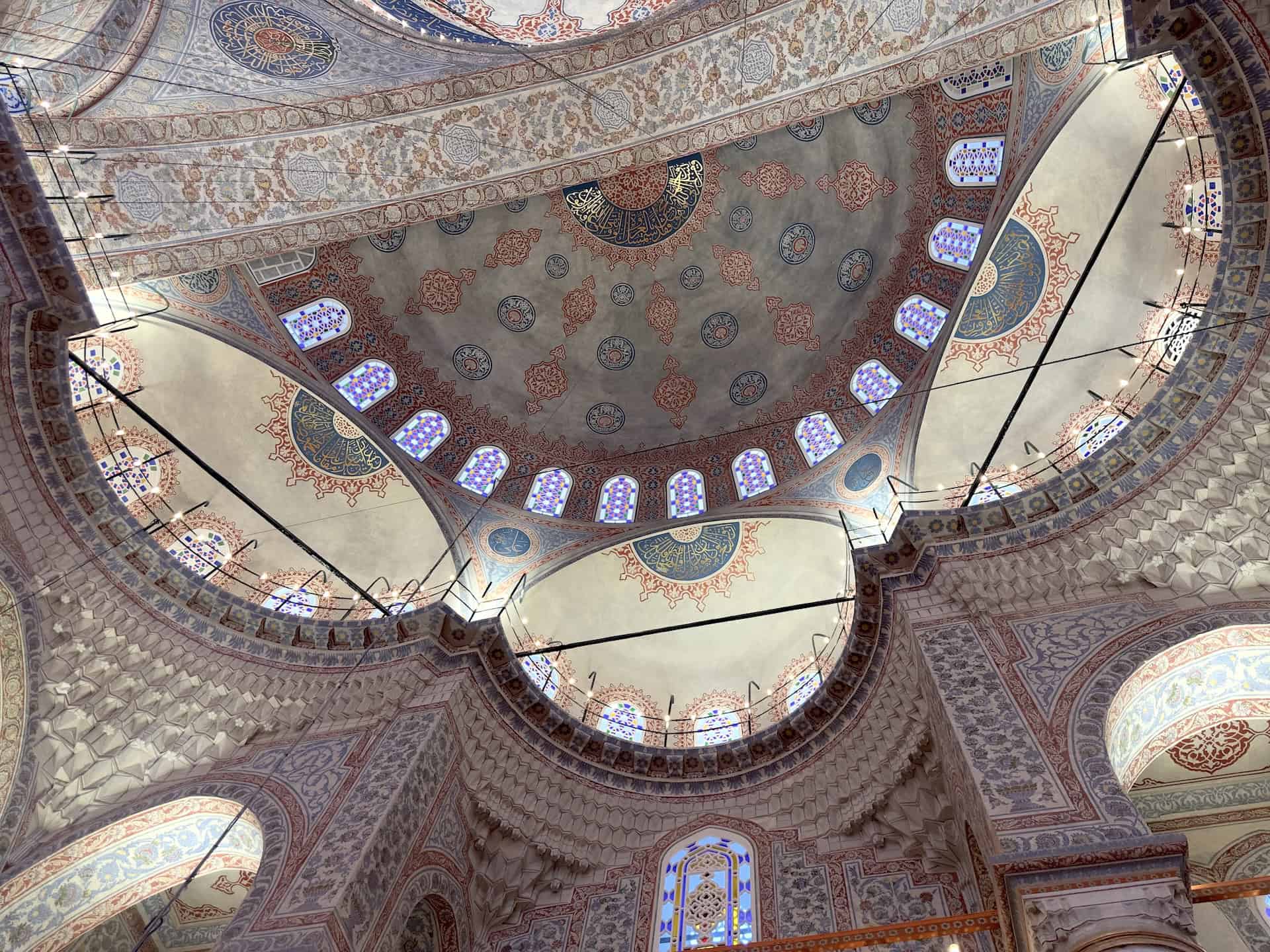 Semi-dome with exedrae at the Blue Mosque in Istanbul, Turkey