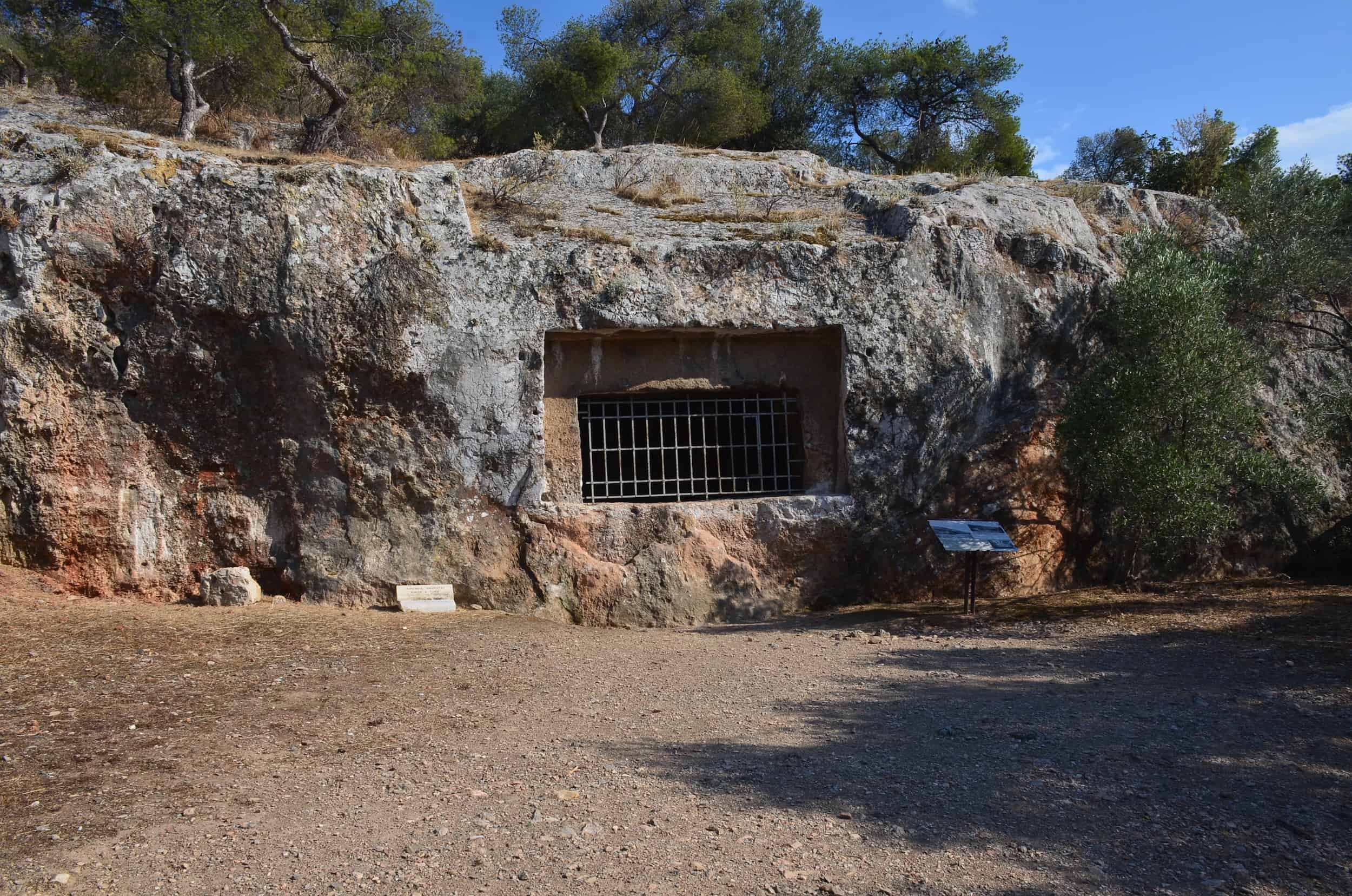 Kimon's Tomb in the Deme of Koile in Athens, Greece