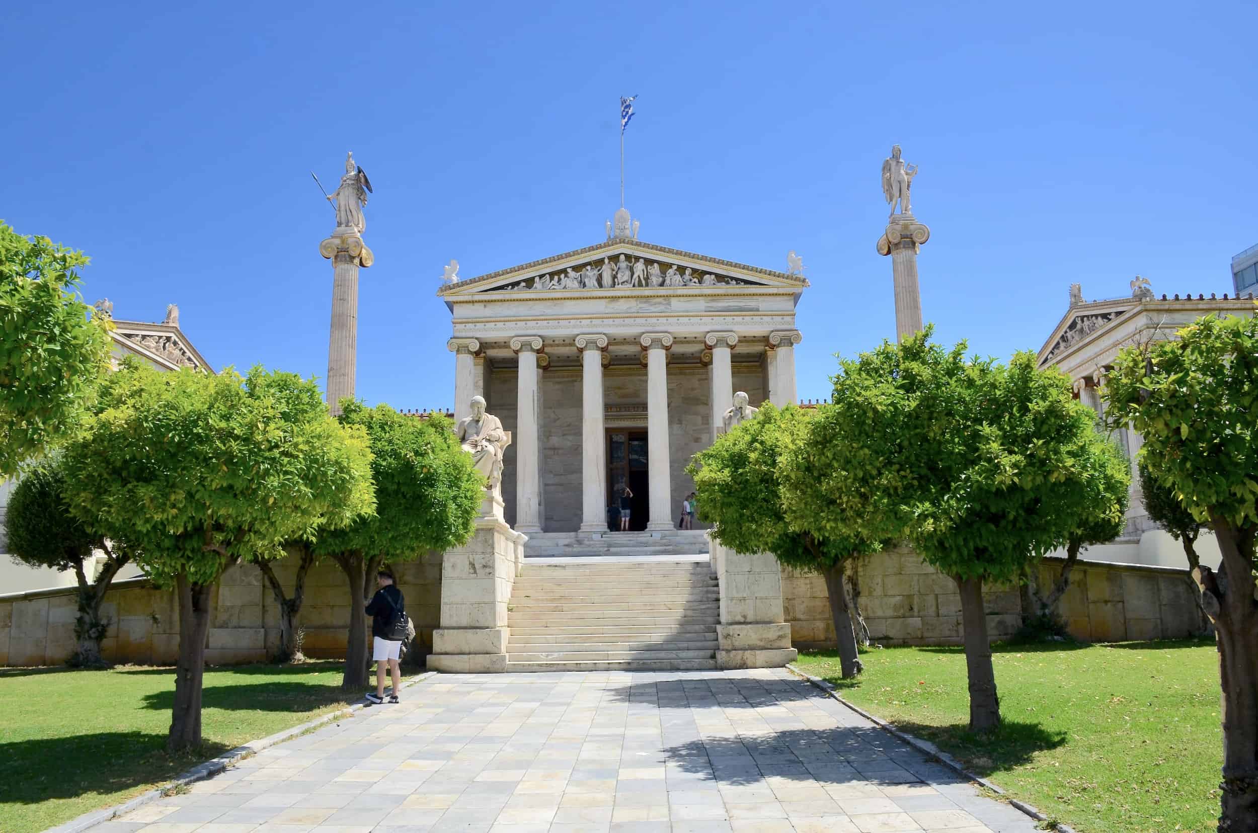 Academy of Athens in Akadimia, Athens, Greece