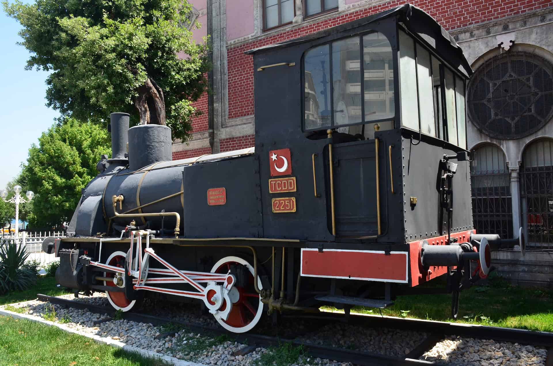 Locomotive at Sirkeci Station