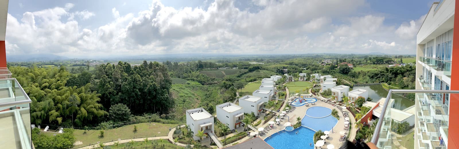 View from the 7th floor at Sonesta Hotel Pereira, Colombia