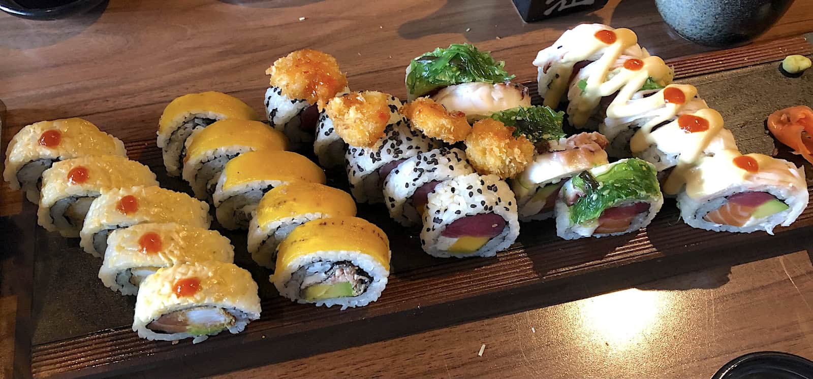 Sushi at Zakani in Pereira, Risaralda, Colombia