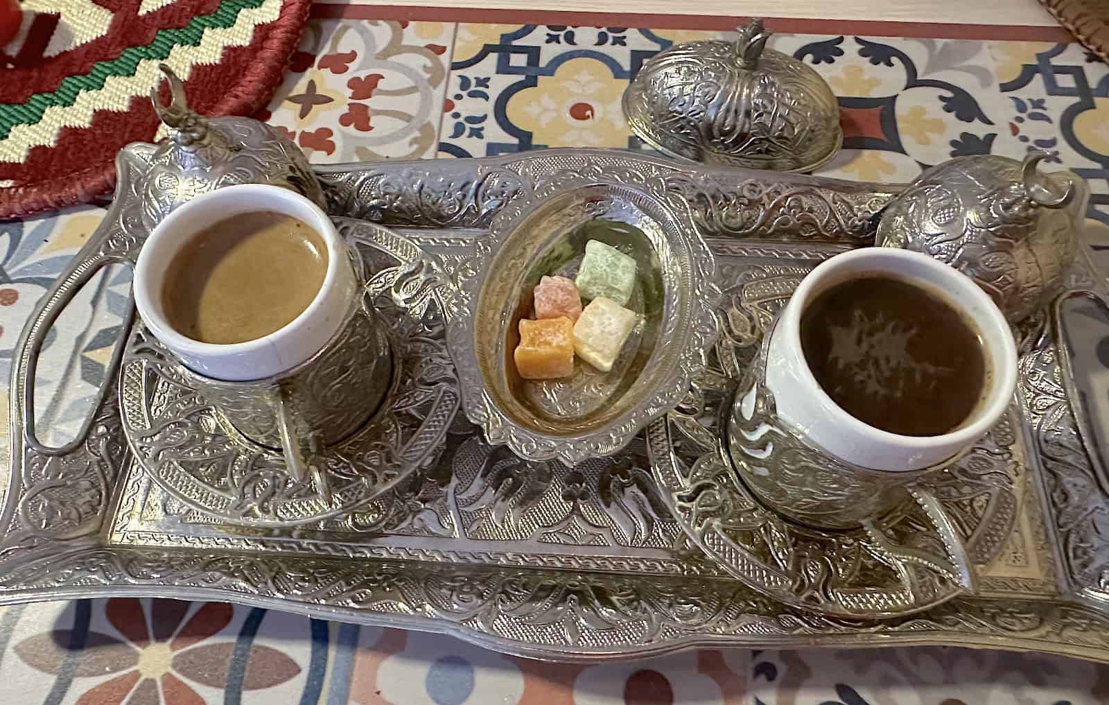 Turkish coffee at Ankara