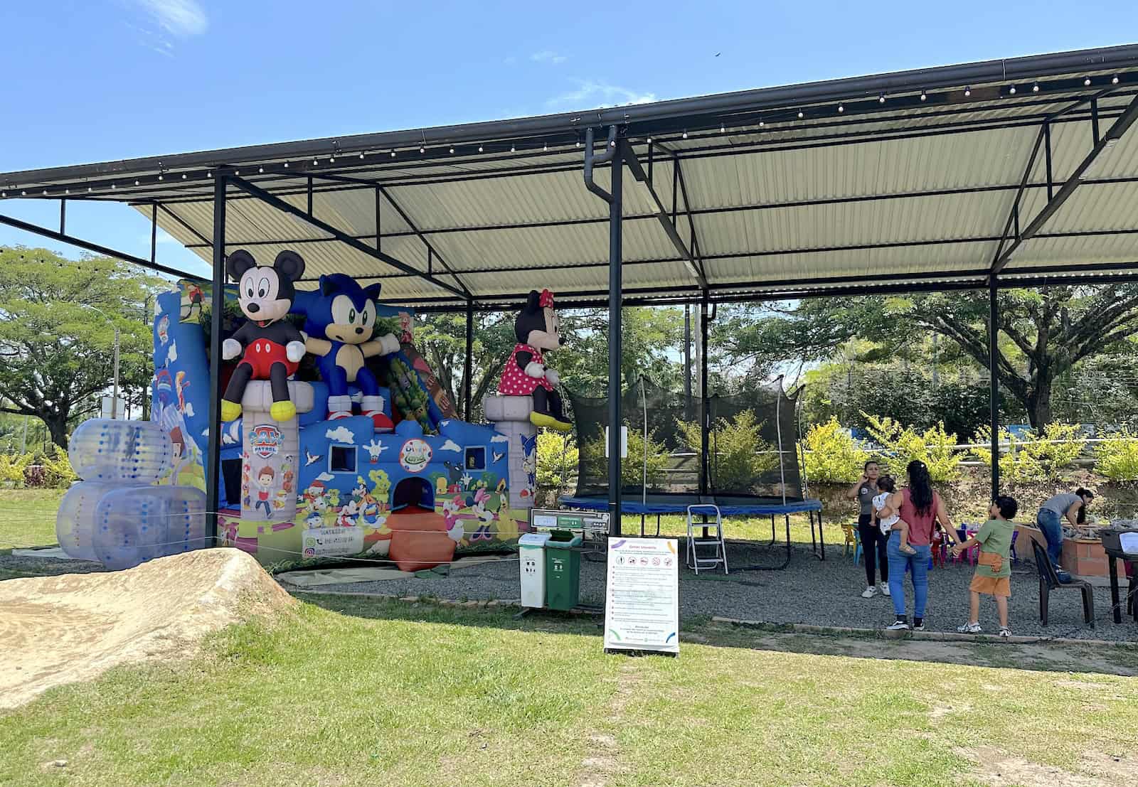 Paid play area at La Finca de Rigo