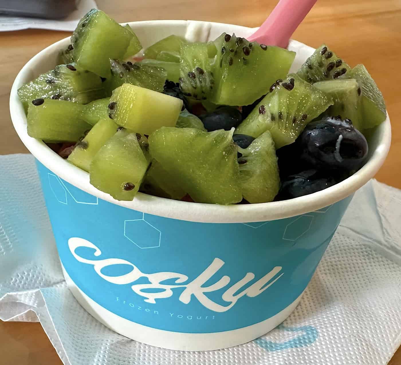 Frozen yogurt at Cosku