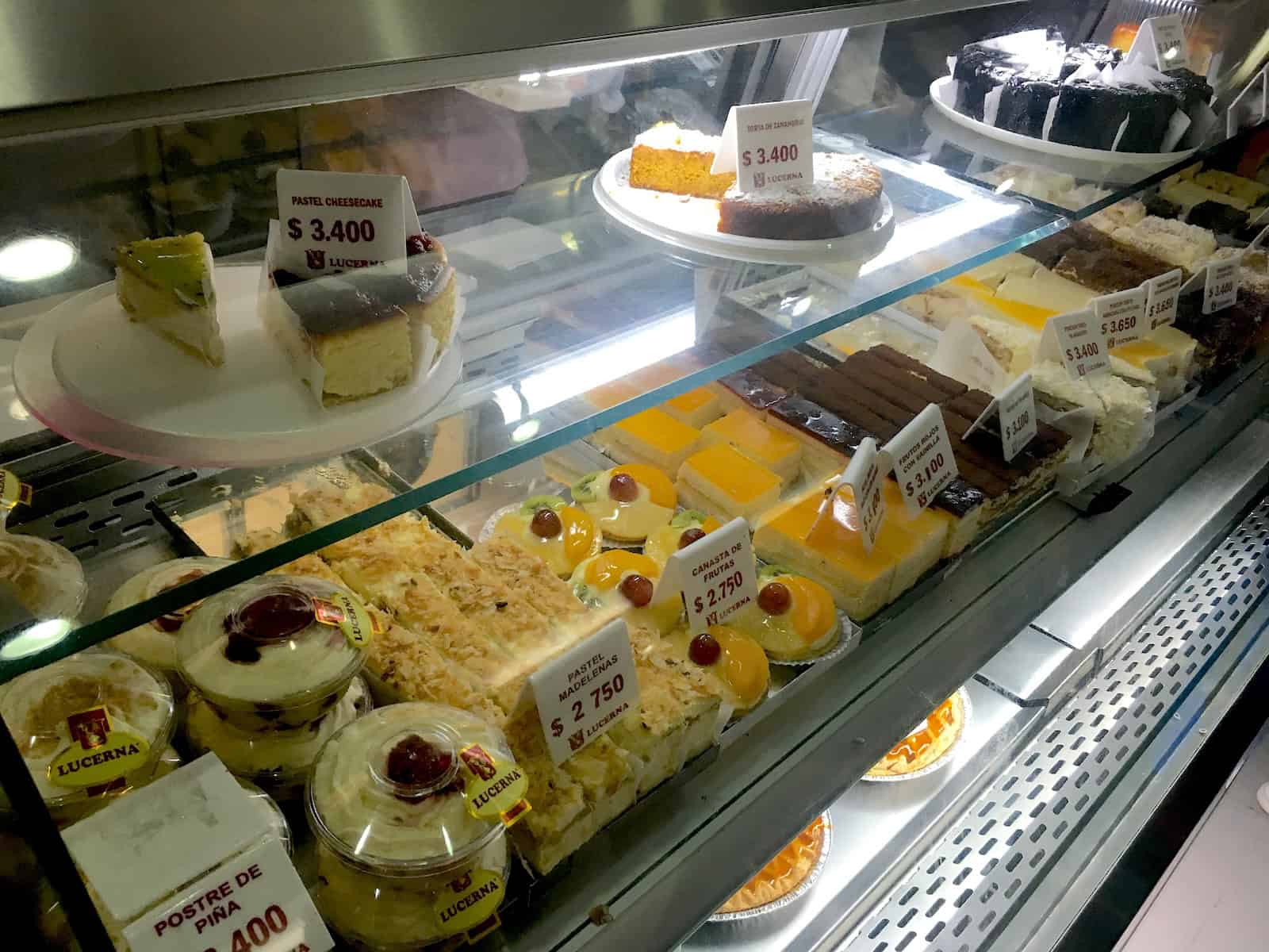 Desserts at Lucerna in Pereira, Risaralda, Colombia