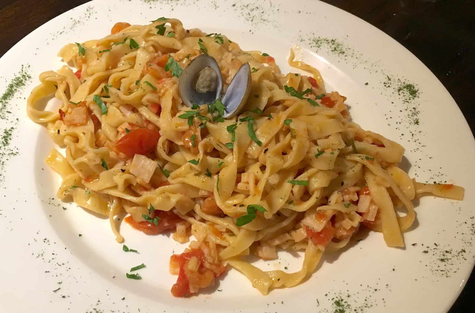 Fettuccine special at Vinería San Martino in Pereira, Risaralda, Colombia