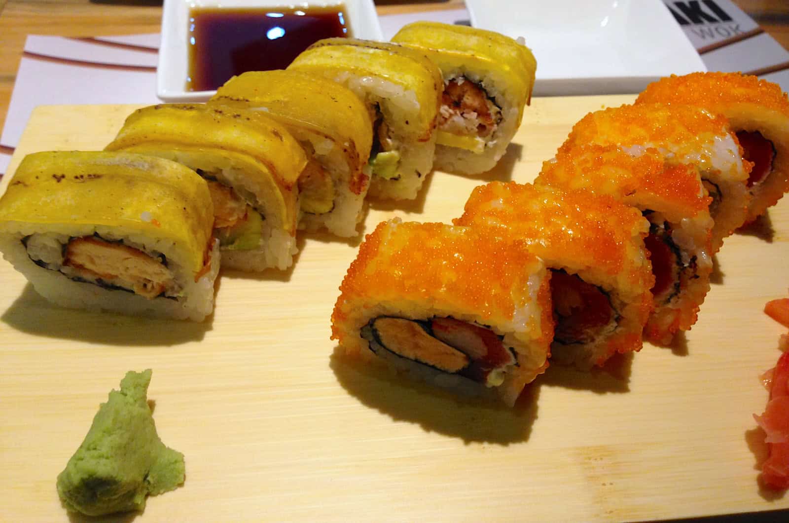 Sushi at Keizaki in Pereira, Risaralda, Colombia