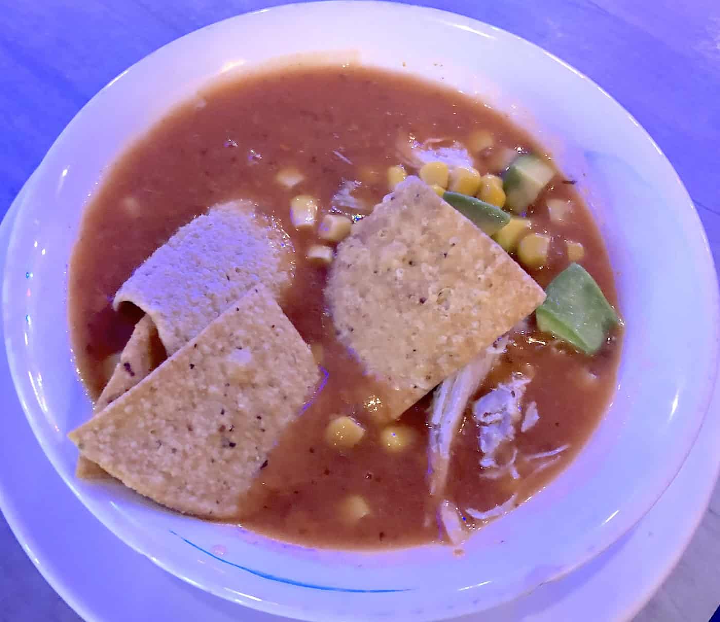 Tortilla soup at Kahlo