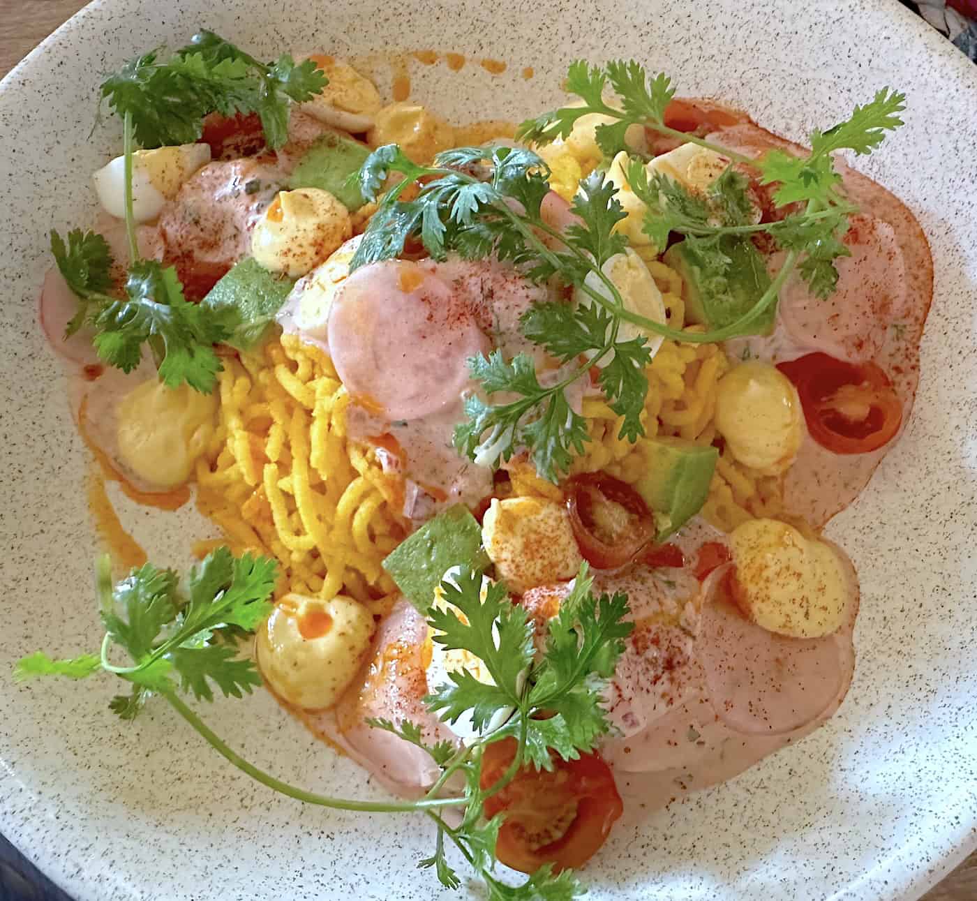 Causa de pollo at Cardinal in Pereira, Risaralda, Colombia