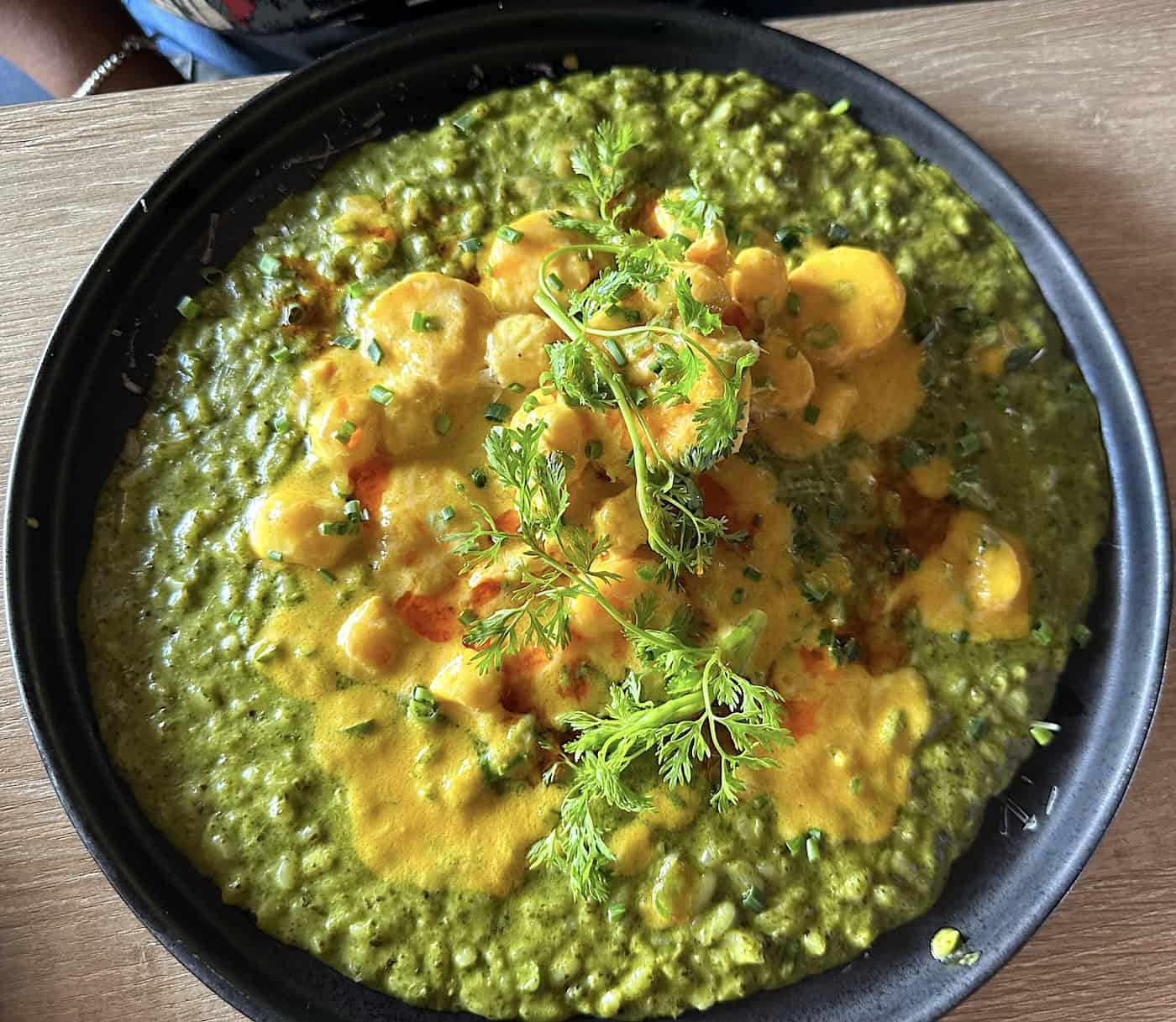 Risotto pesto at Cardinal in Pereira, Risaralda, Colombia