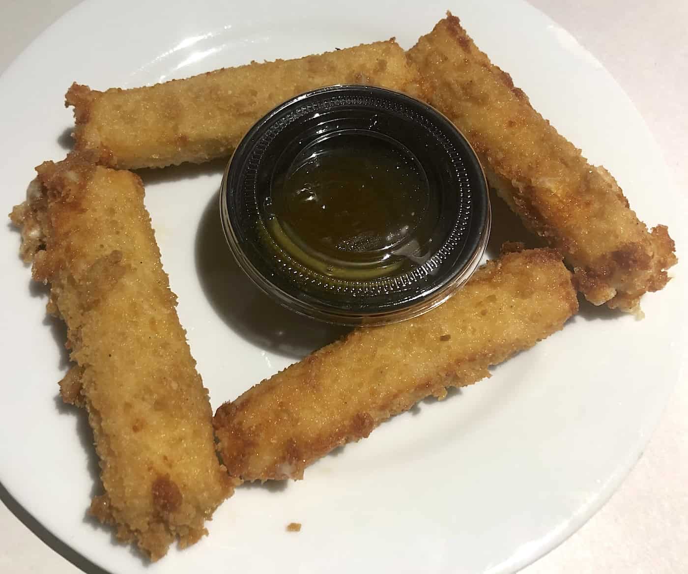 Mozzarella sticks at Leños y Parrilla