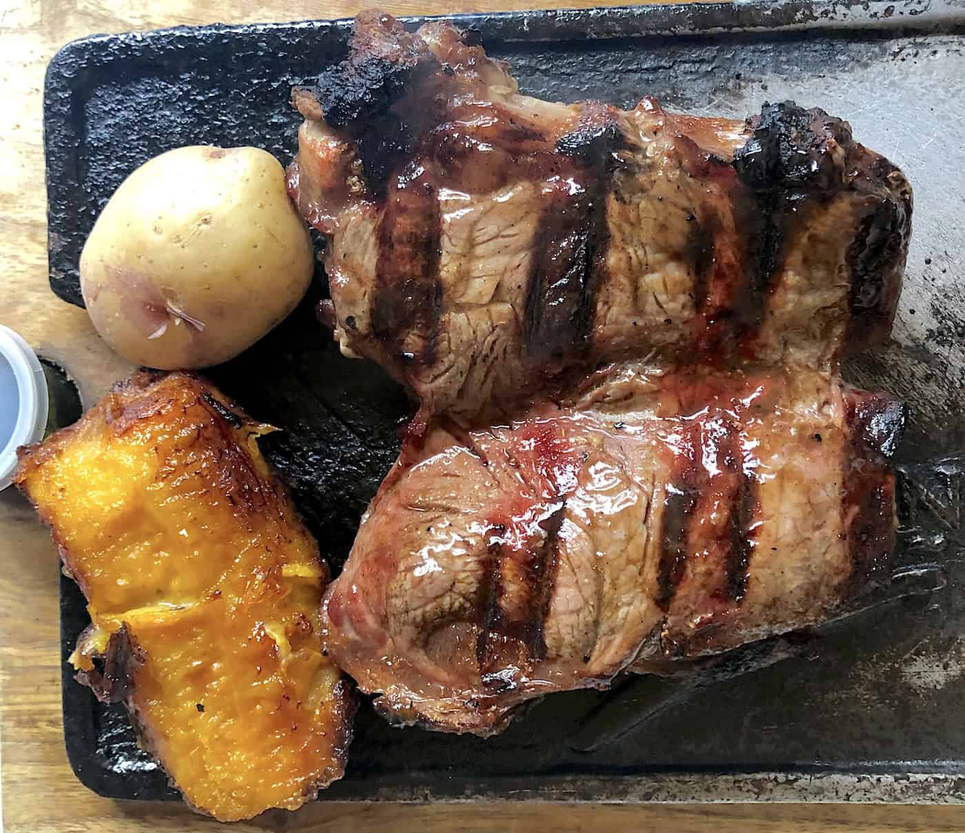 Churrasco argentino at Leños y Parrilla