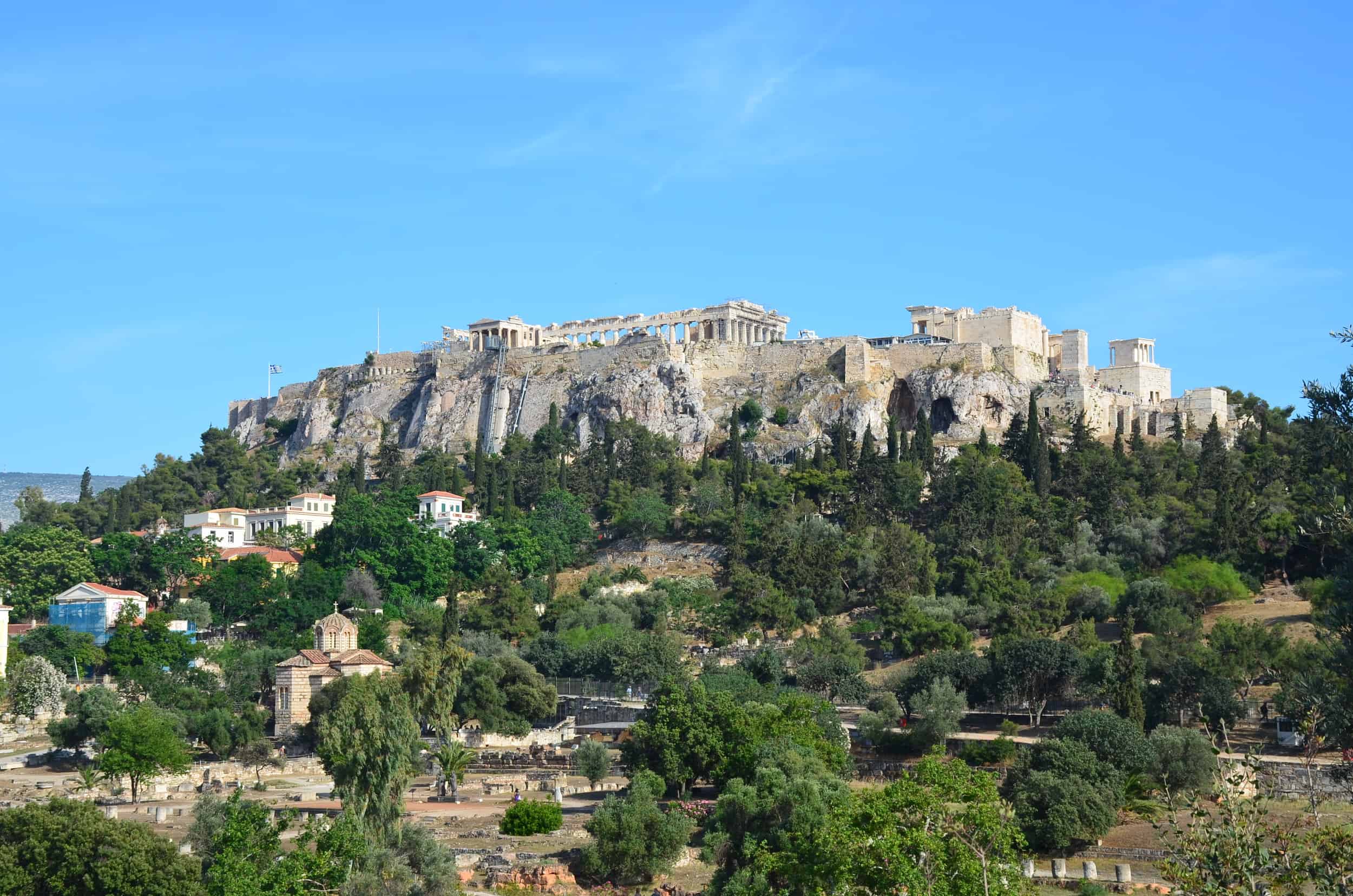 View of the Acropolis from the Agora