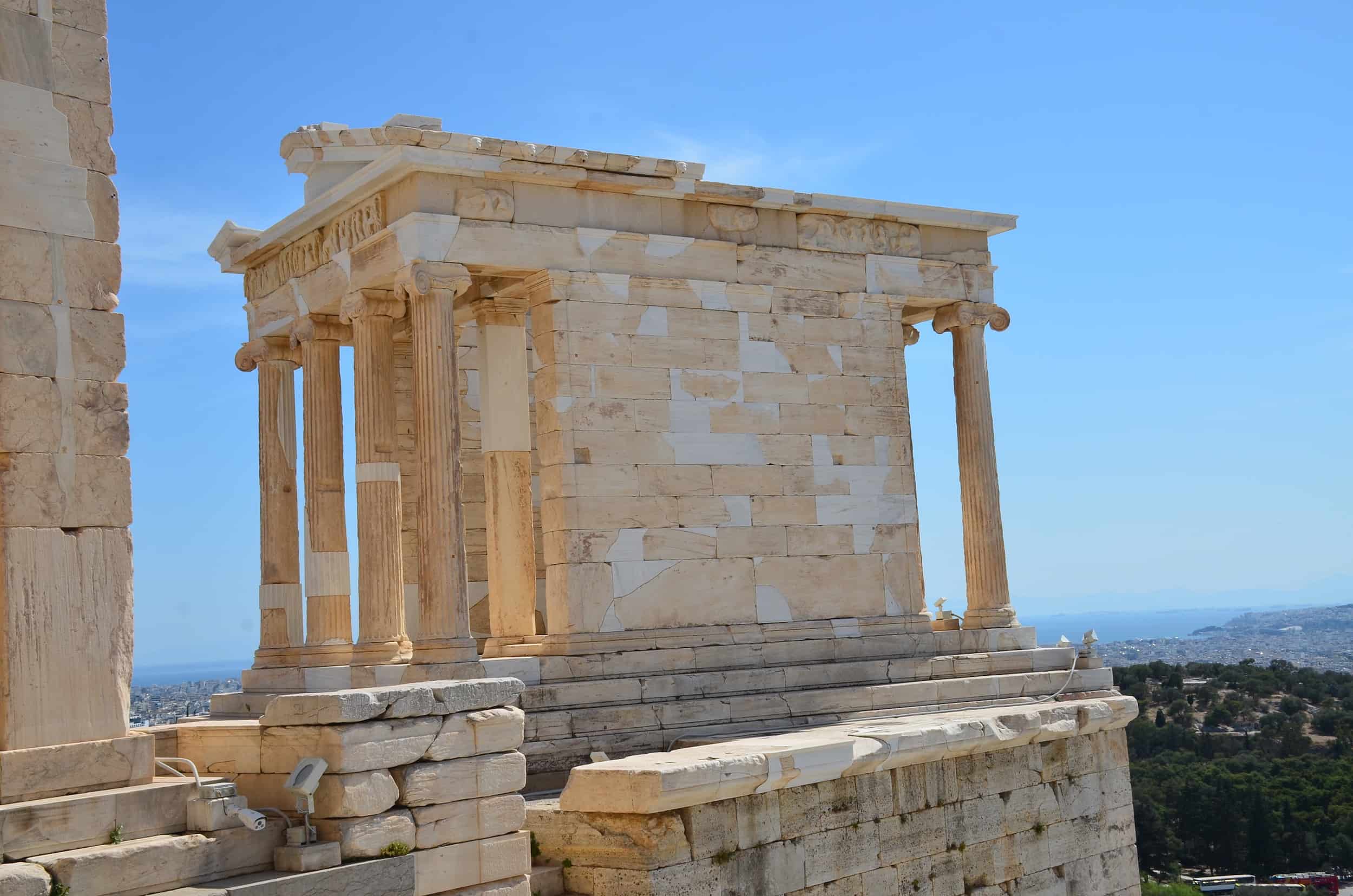Temple of Athena Nike at the Acropolis in Athens, Greece