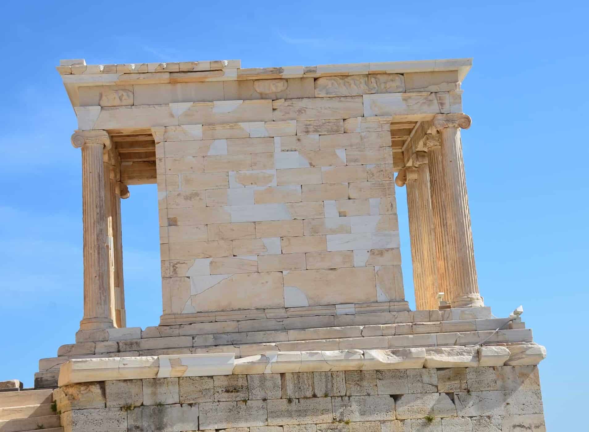 North side of the Temple of Athena Nike