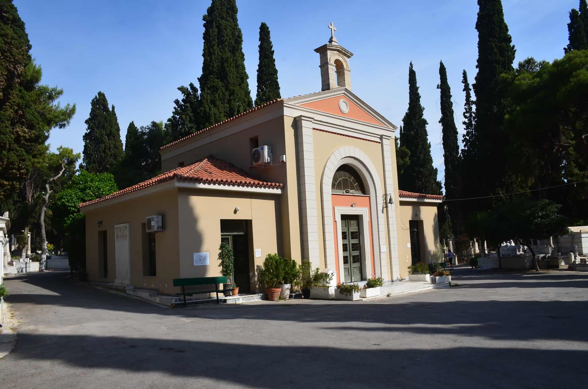 Church of Saint Lazarus at the First Cemetery of Athens, Greece