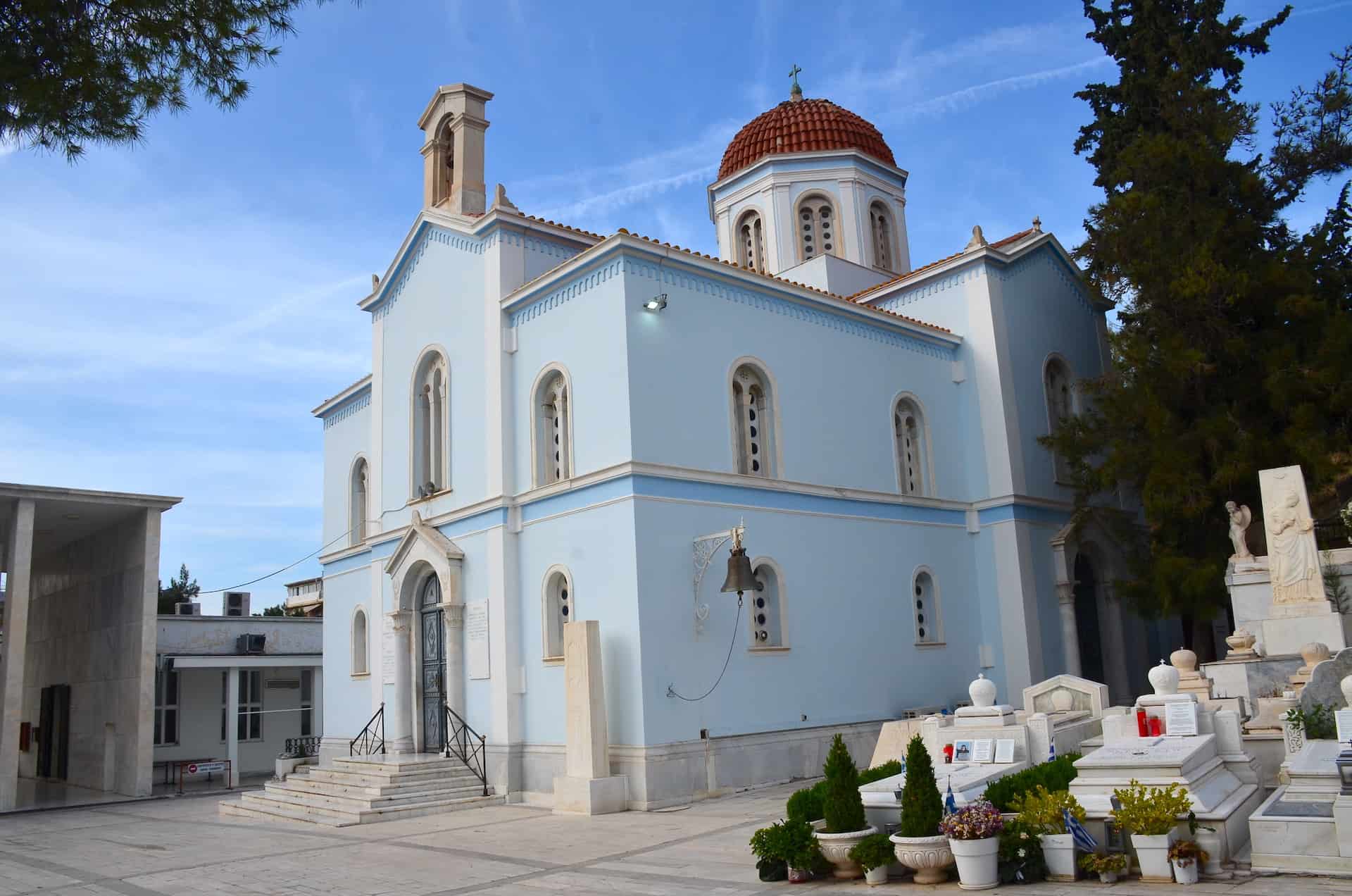 Church of Agioi Theodoroi at the First Cemetery of Athens, Greece