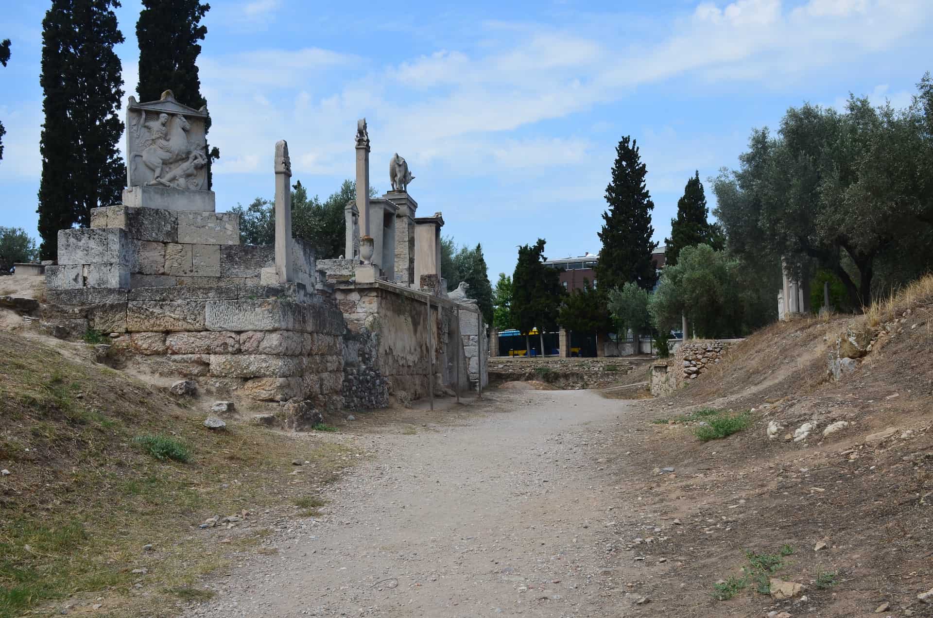 Street of Tombs at Kerameikos, Athens, Greece
