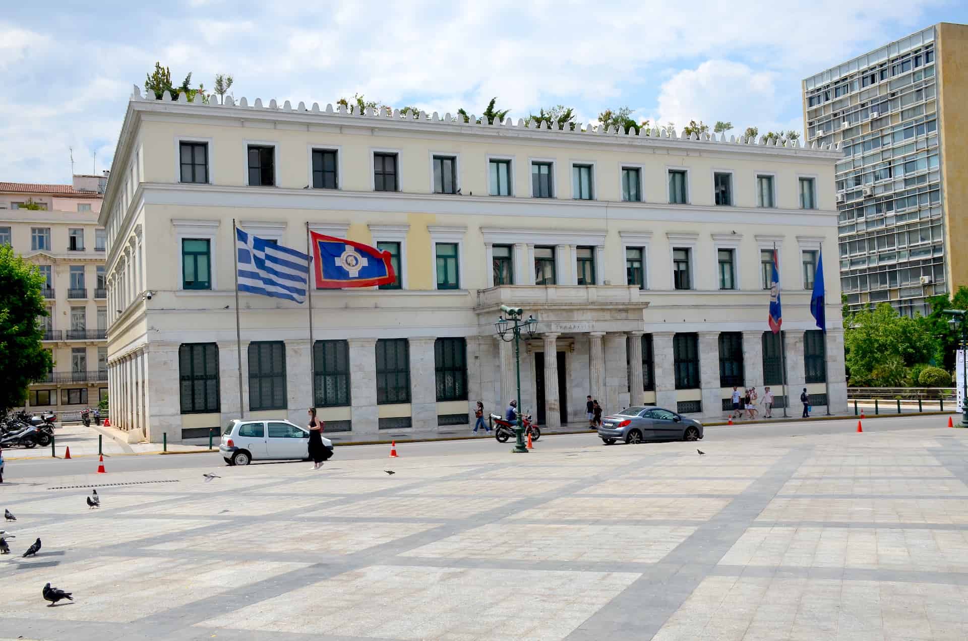 Athens City Hall at Kotzia Square in Athens, Greece