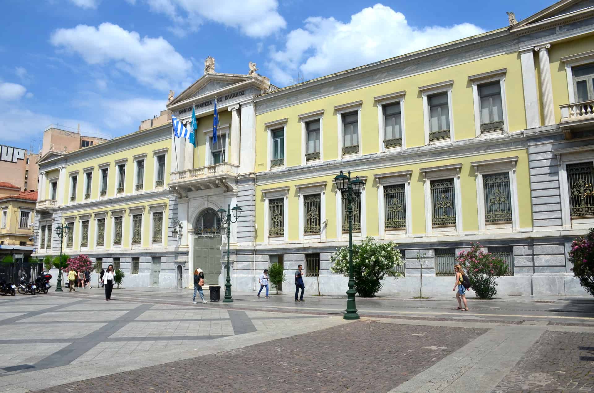 National Bank of Greece on Kotzia Square in Athens, Greece