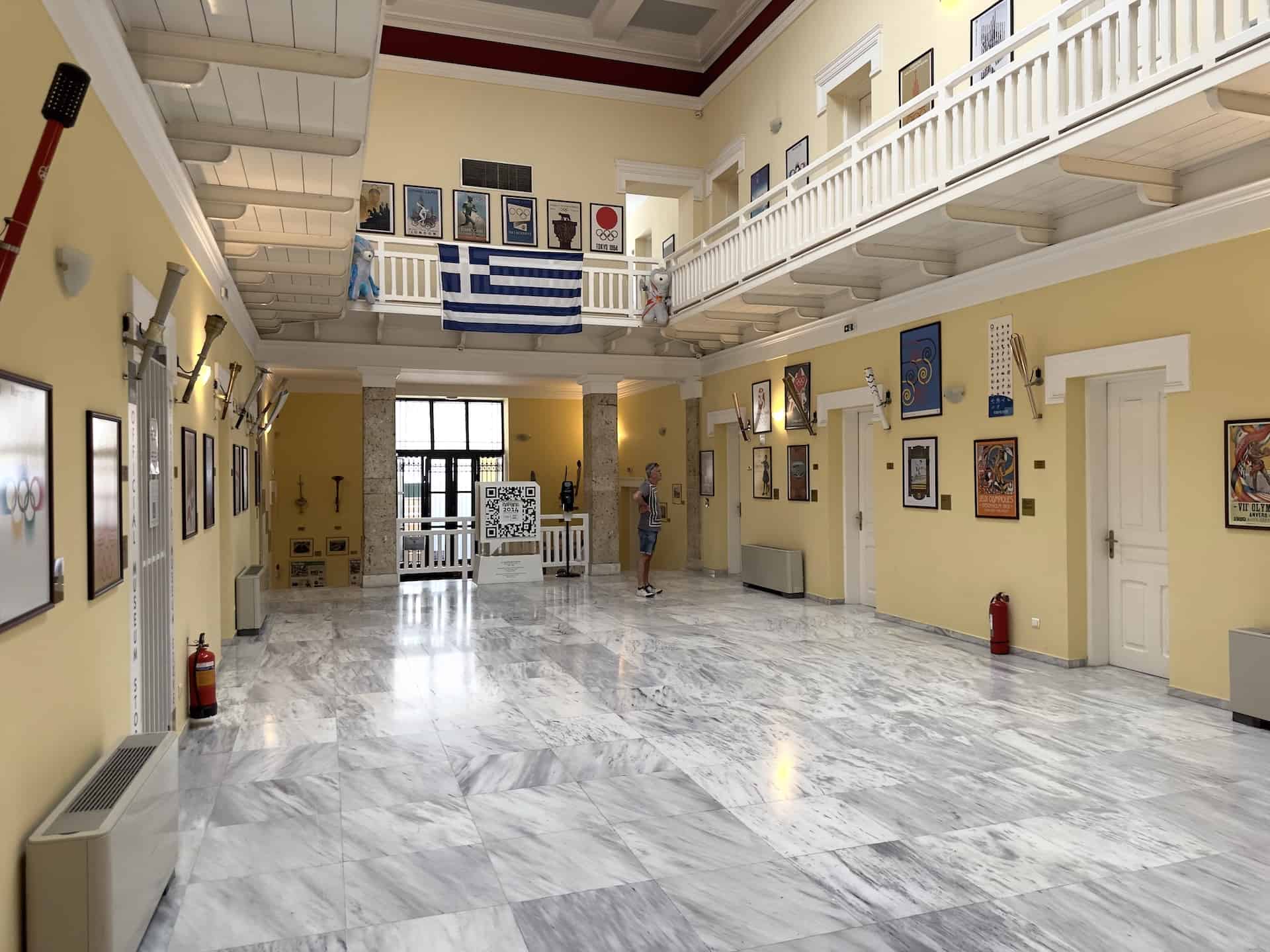 Olympic museum at Panathenaic Stadium in Athens, Greece