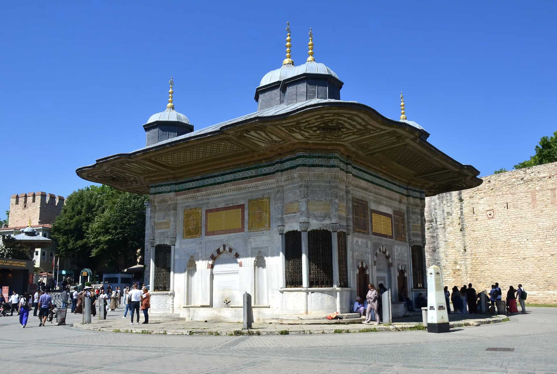 Fountain of Ahmed III in Sultanahmet, Istanbul, Turkey