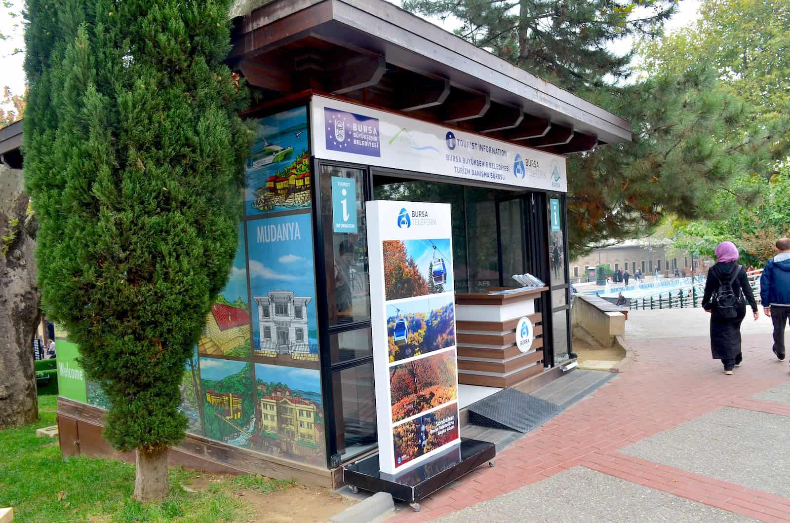 Tourist info booth