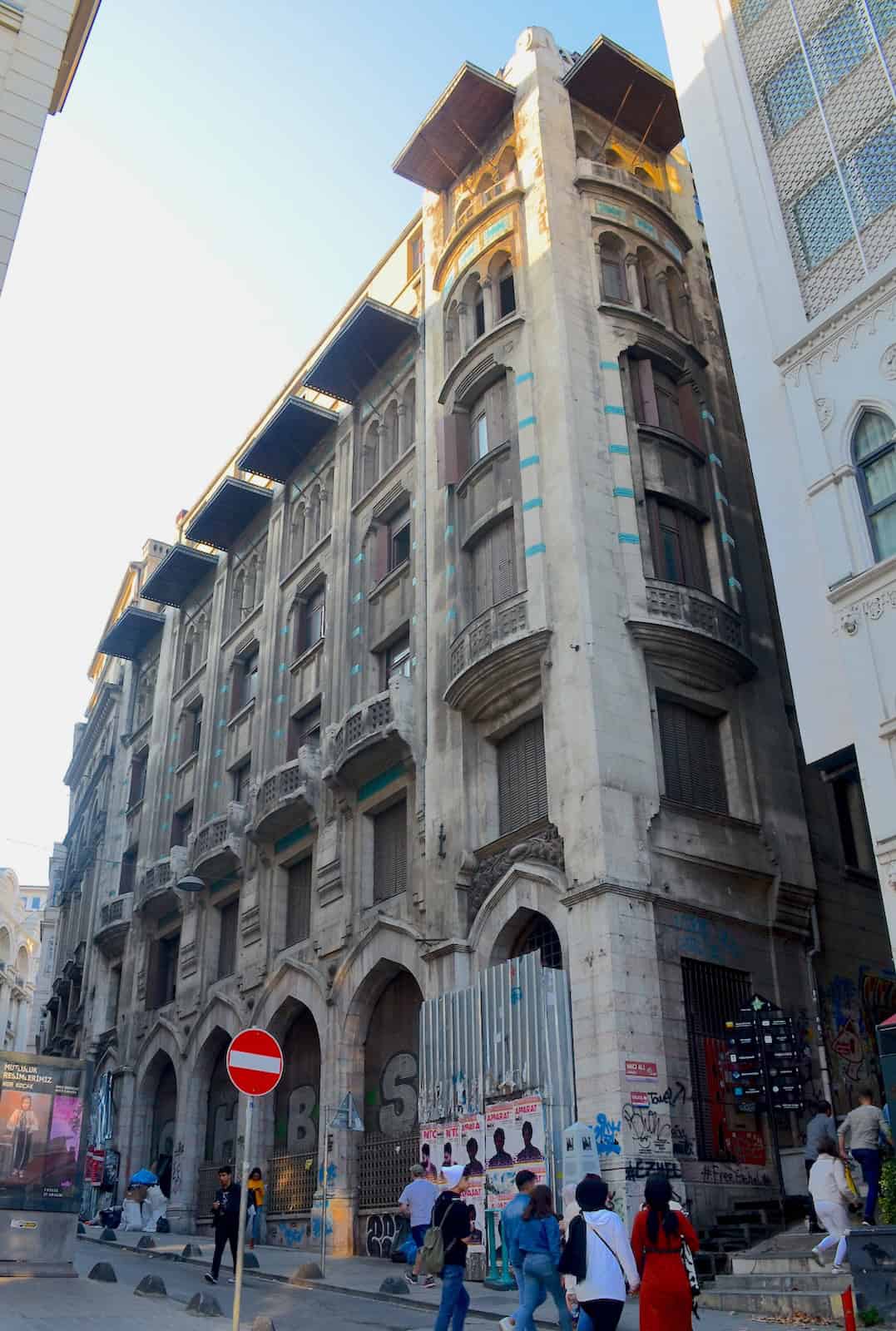 Tütün Han on Bankalar Caddesi in Istanbul, Turkey