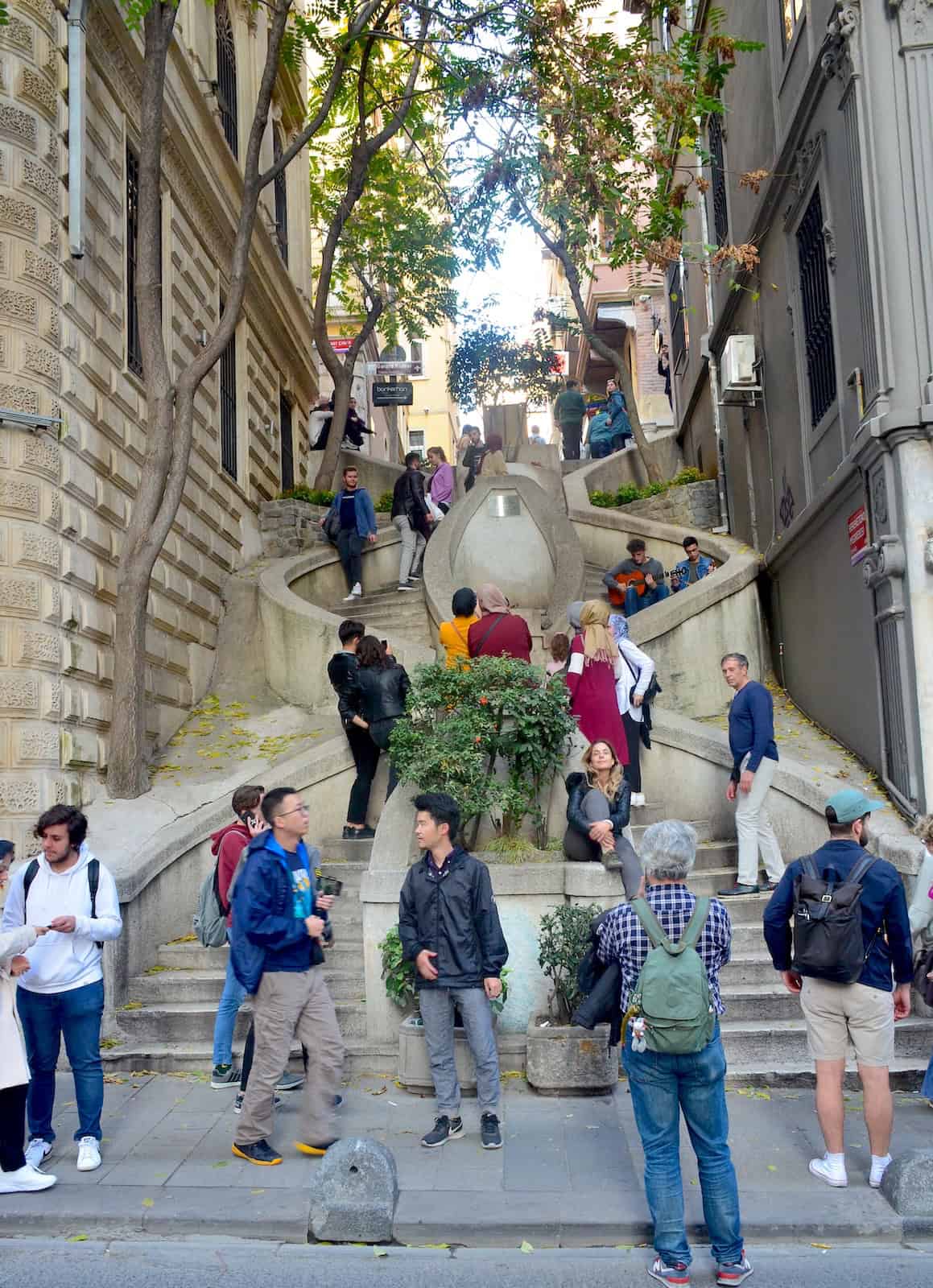 Kamondo Steps on Bankalar Caddesi in Istanbul, Turkey