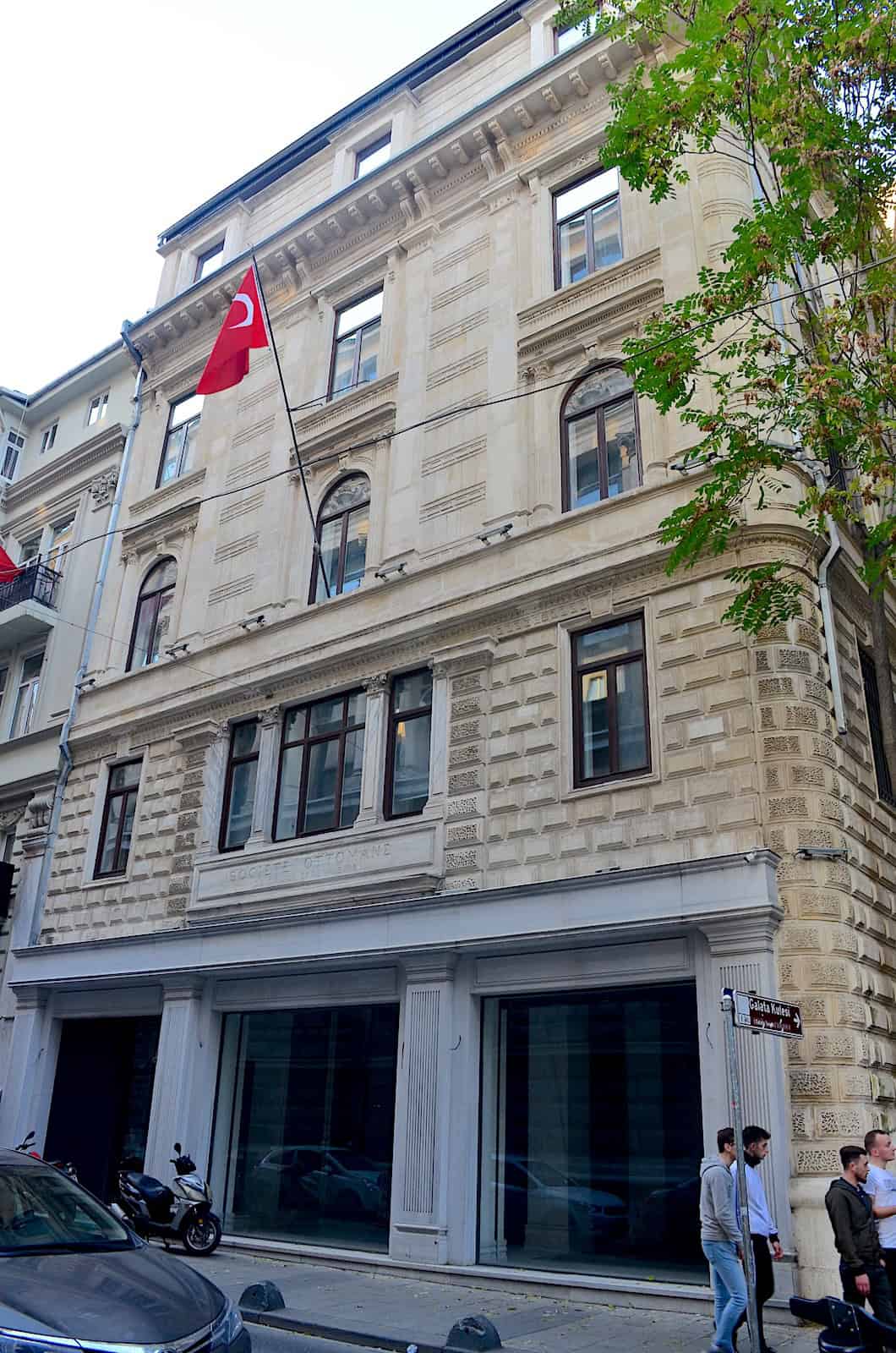 Banque de Change Building on Bankalar Caddesi in Istanbul, Turkey