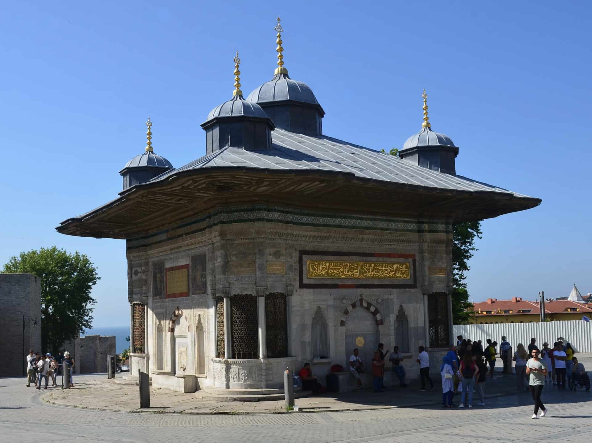 Fountain of Ahmed III in Sultanahmet, Istanbul, Turkey